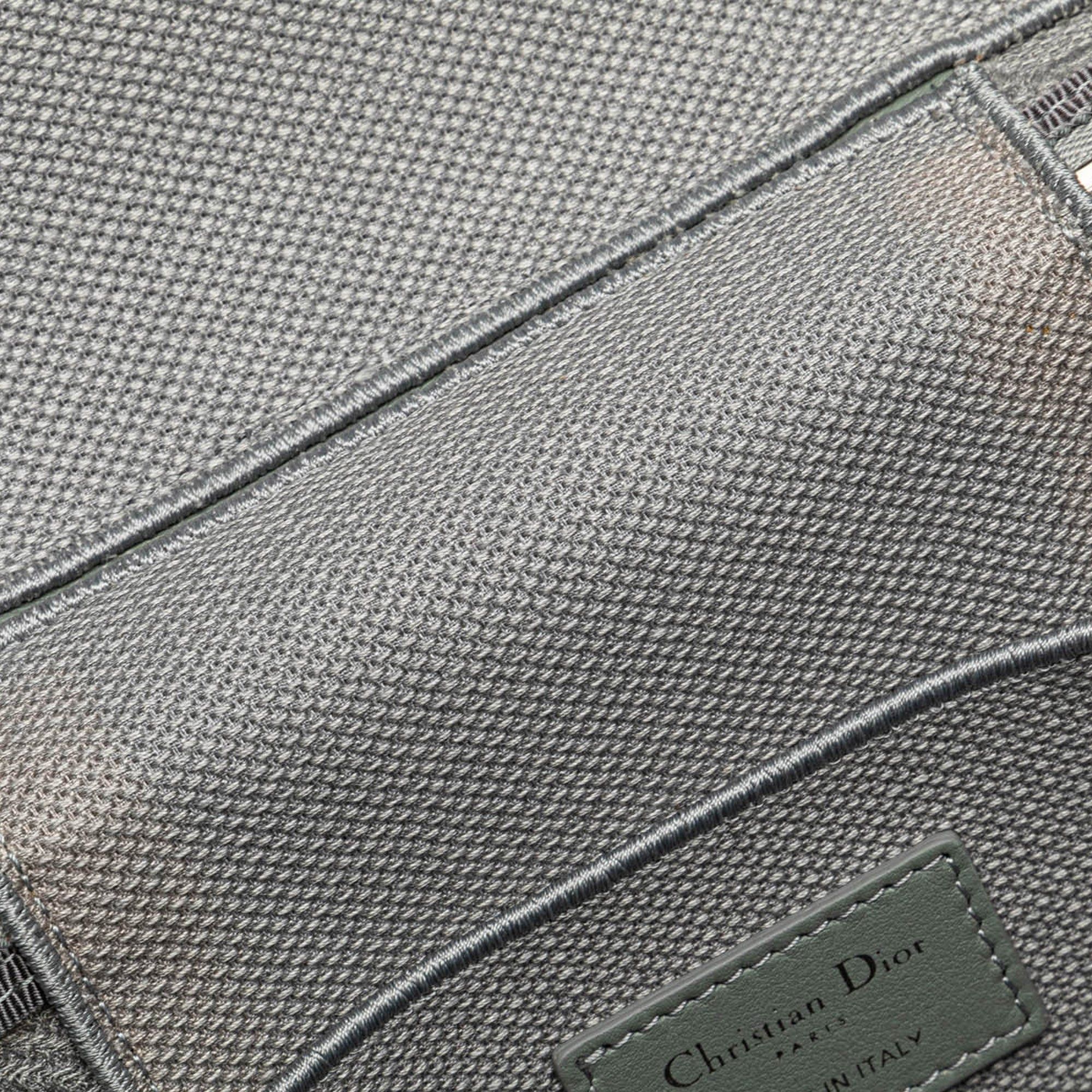 Dior Dior Canvas Cannage Diortravel Vanity Case Gray Size ONE SIZE - 8 Thumbnail