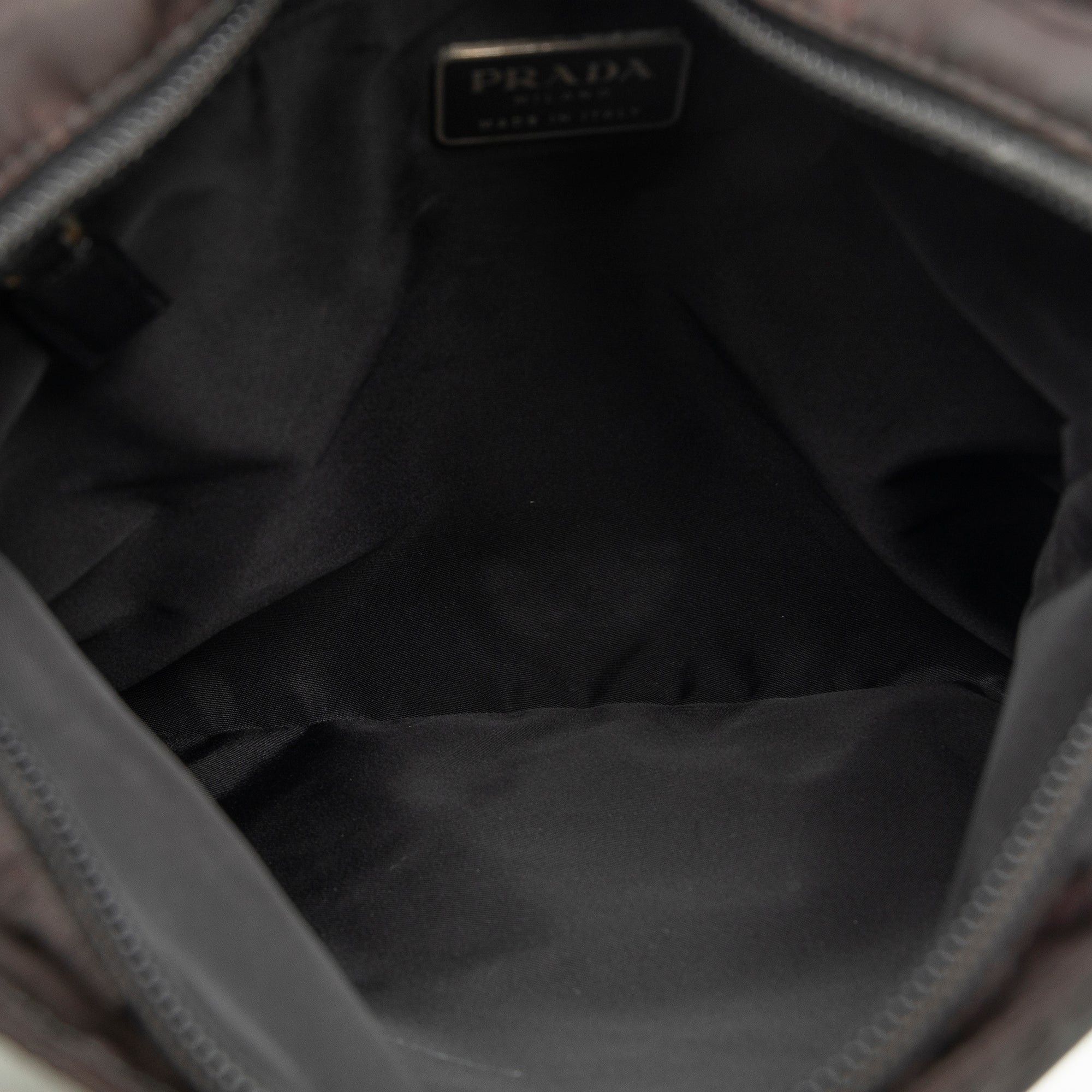 Prada Prada Tessuto Zip Top Crossbody Black Size ONE SIZE - 5 Thumbnail