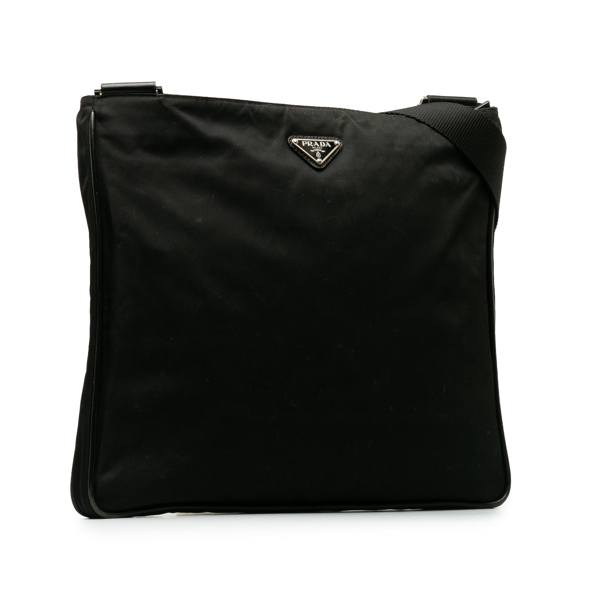 Prada Prada Tessuto Zip Top Crossbody Black Size ONE SIZE - 2 Thumbnail