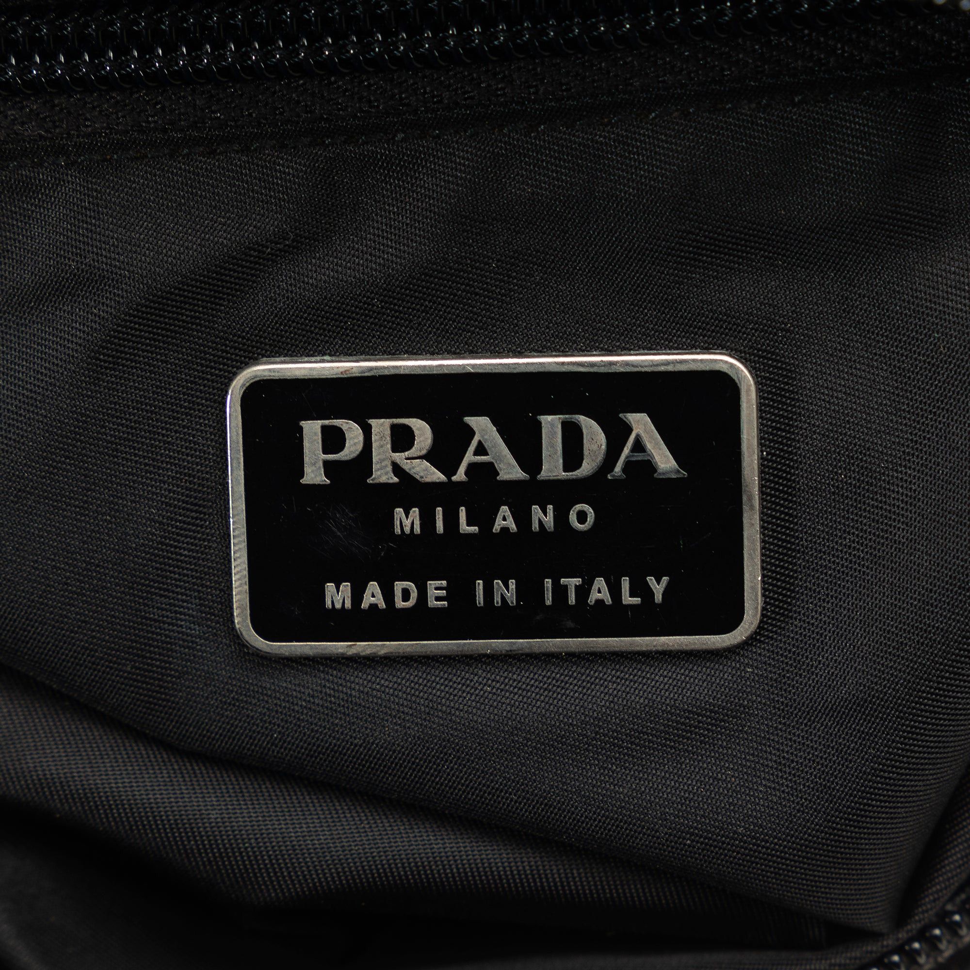 Prada Prada Tessuto Zip Top Crossbody Black Size ONE SIZE - 6 Thumbnail