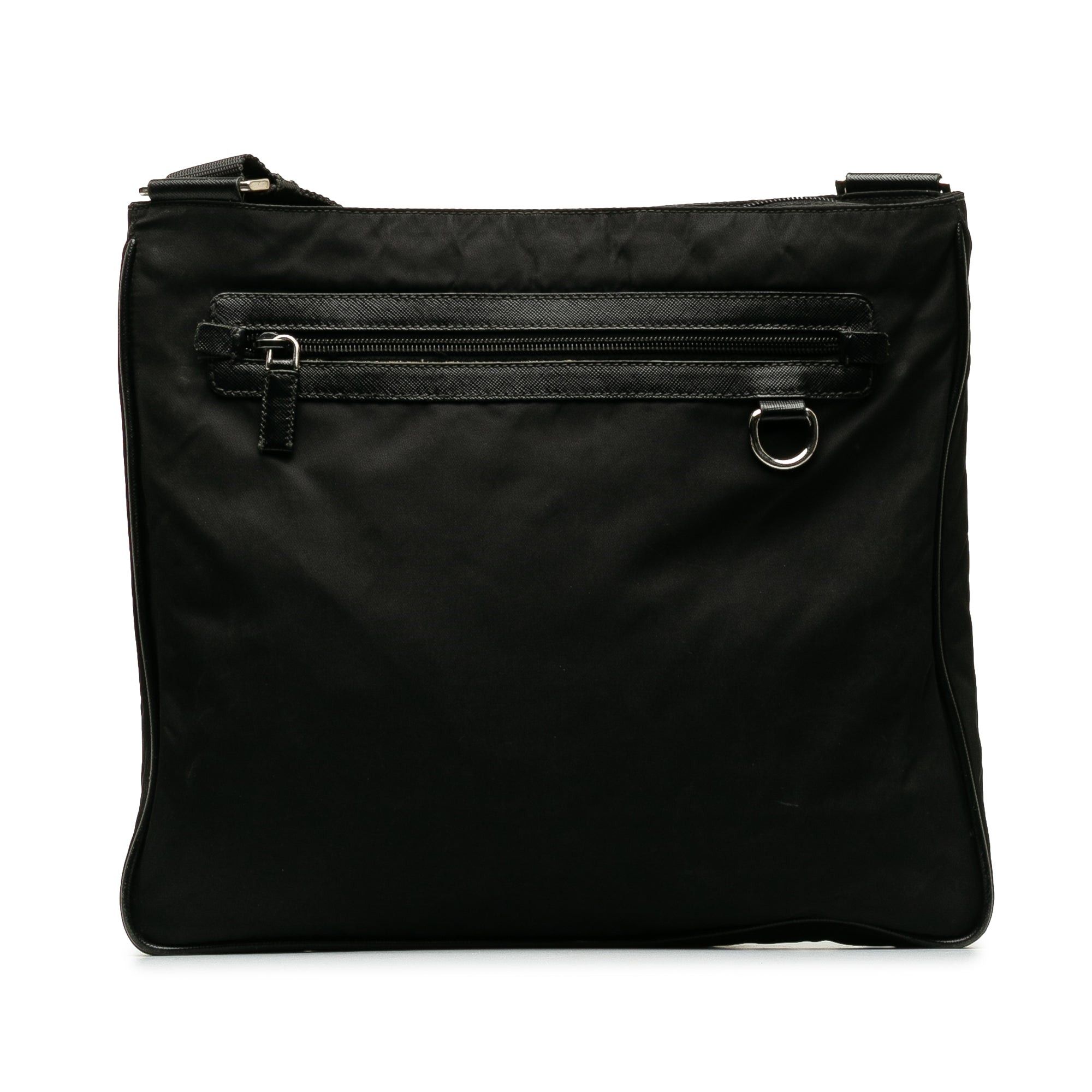 Prada Prada Tessuto Zip Top Crossbody Black Size ONE SIZE - 3 Thumbnail