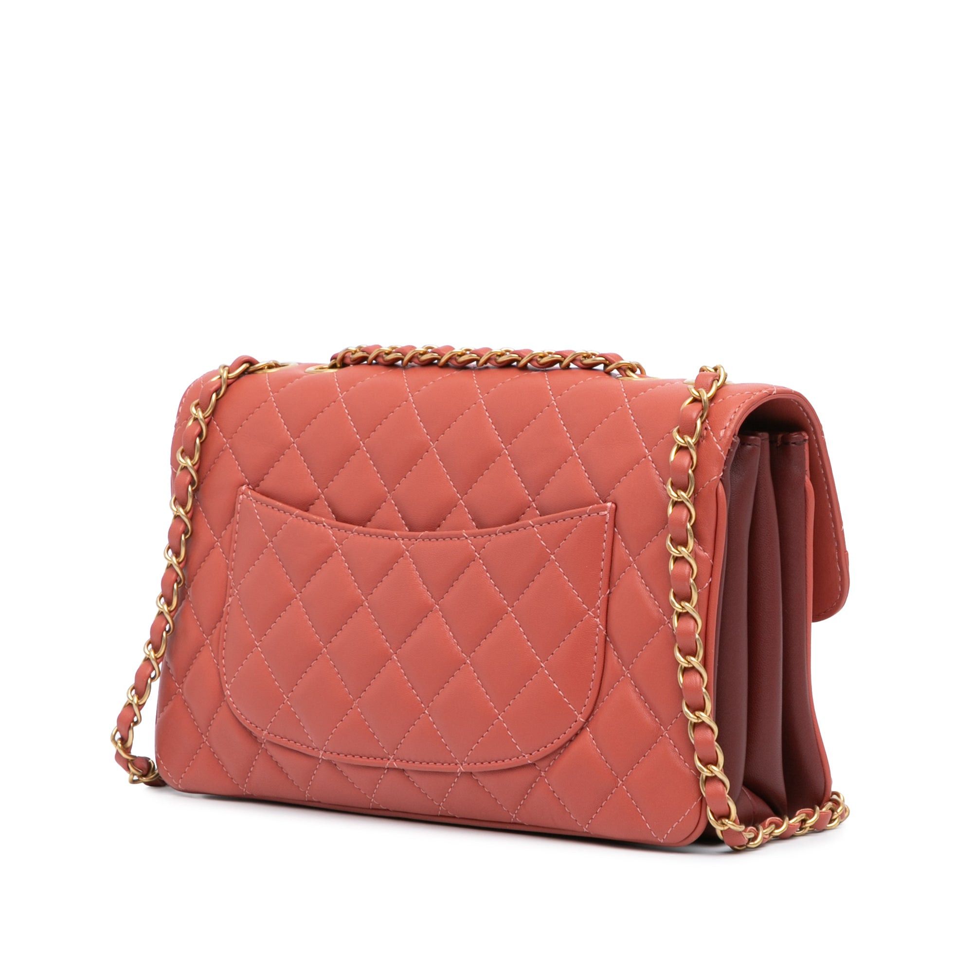 Chanel Chanel Large Lambskin Daily Companion Flap Pink Size ONE SIZE - 2 Thumbnail