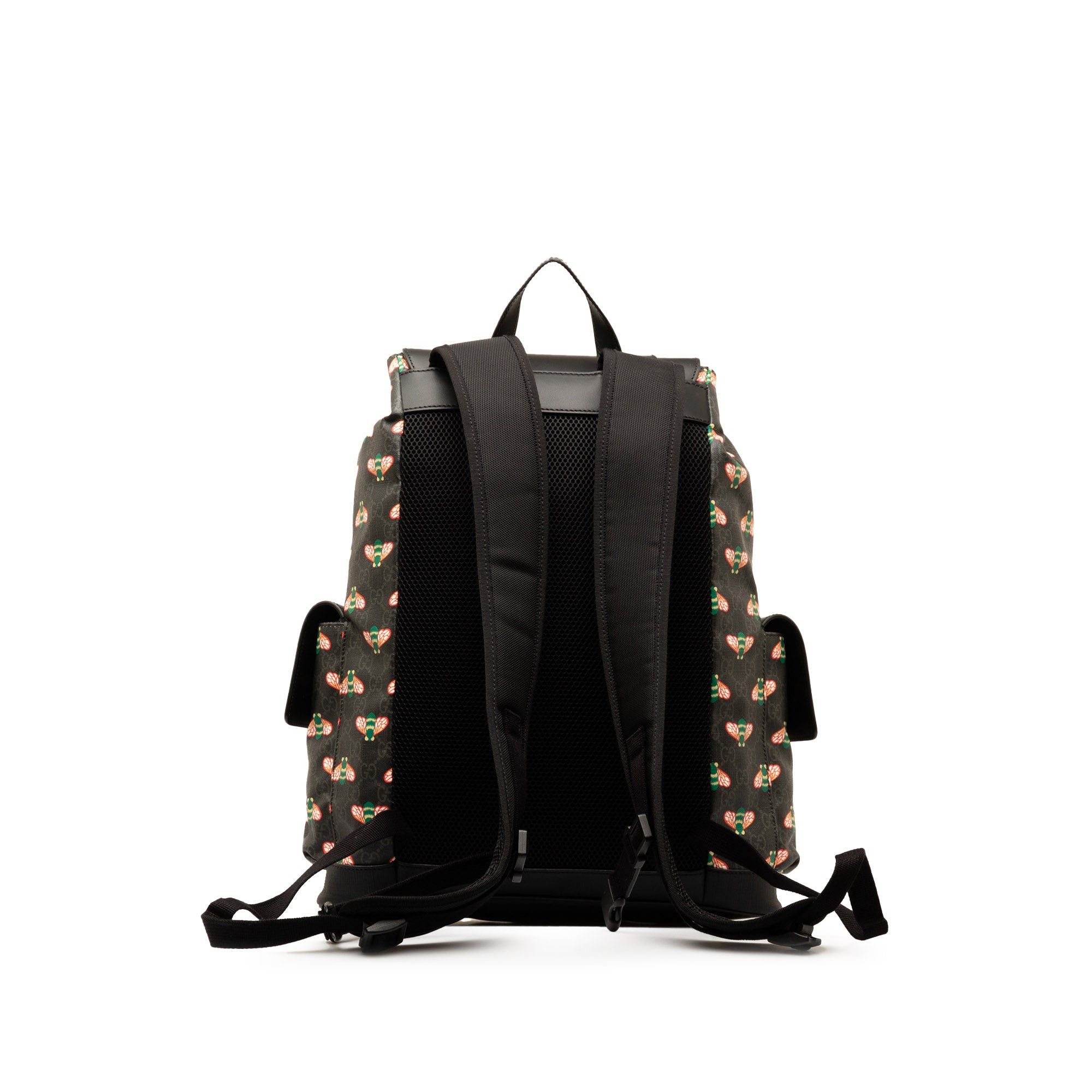 Gucci Gucci GG Supreme Bestiary Bee Backpack Black Size ONE SIZE - 3 Thumbnail