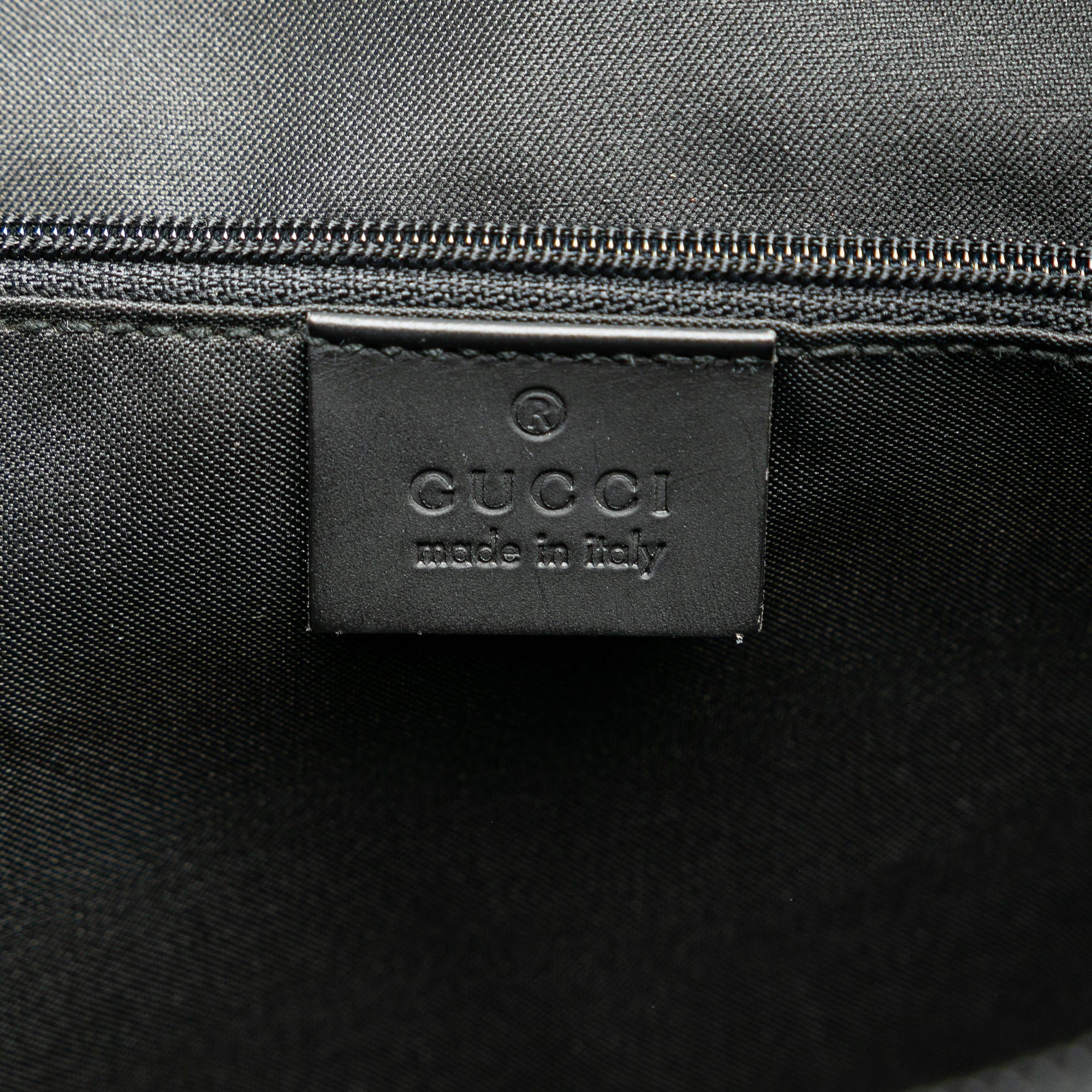 Gucci Gucci GG Nylon Sling Backpack Black Size ONE SIZE - 5 Thumbnail