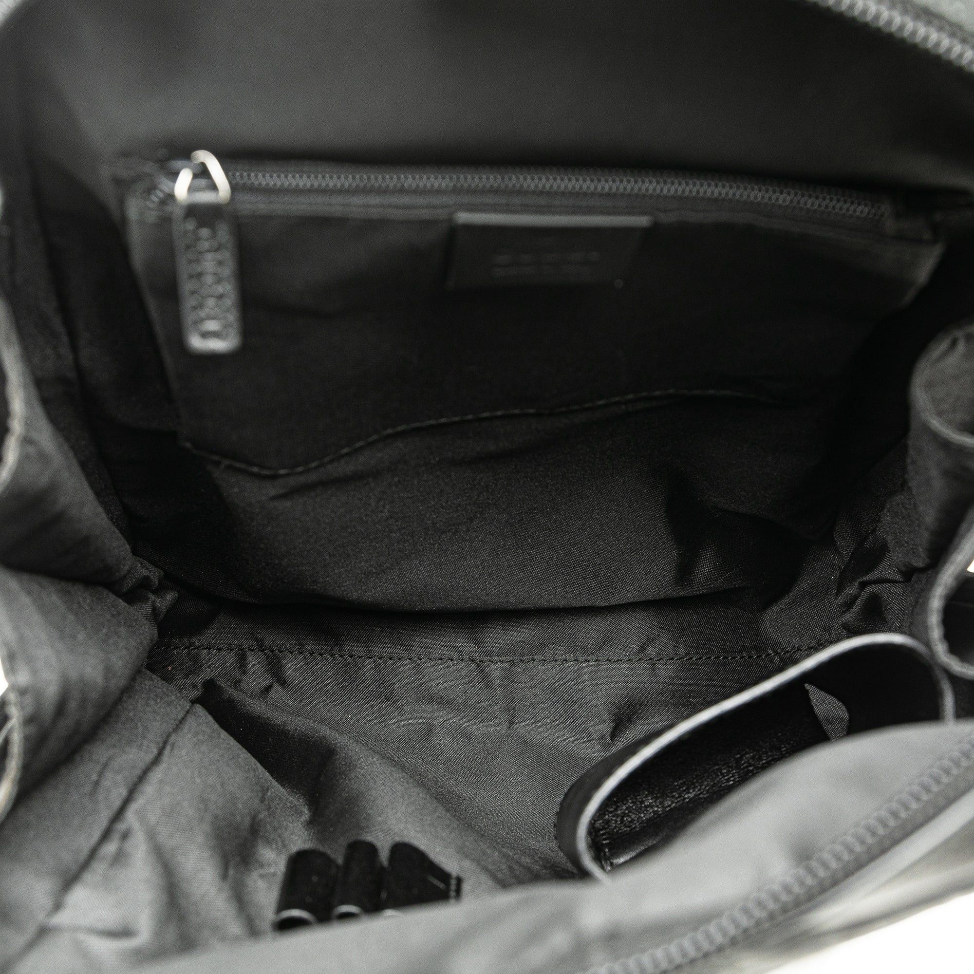 Gucci Gucci GG Nylon Sling Backpack Black Size ONE SIZE - 4 Thumbnail