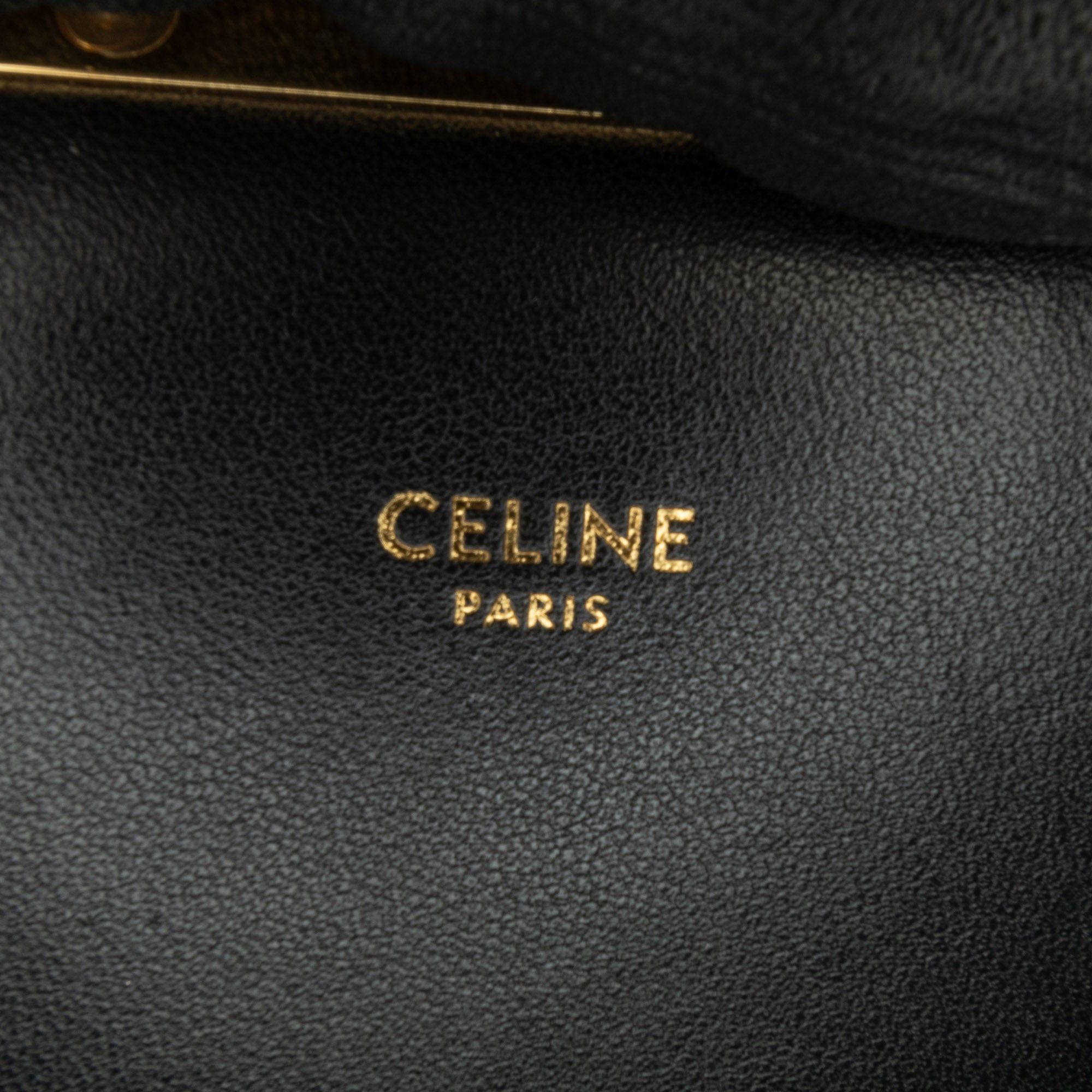 Celine Celine Embroidered Canvas Triomphe Crossbody White Size ONE SIZE - 5 Thumbnail