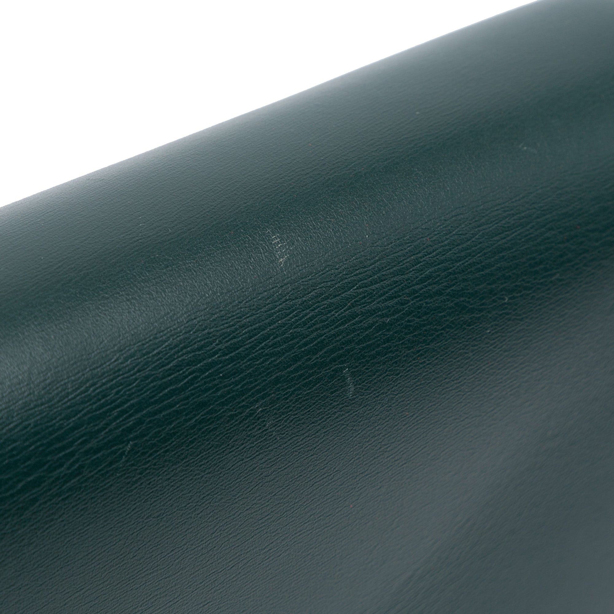 Celine Celine Medium Calfskin Classic Box Green Size ONE SIZE - 9 Thumbnail