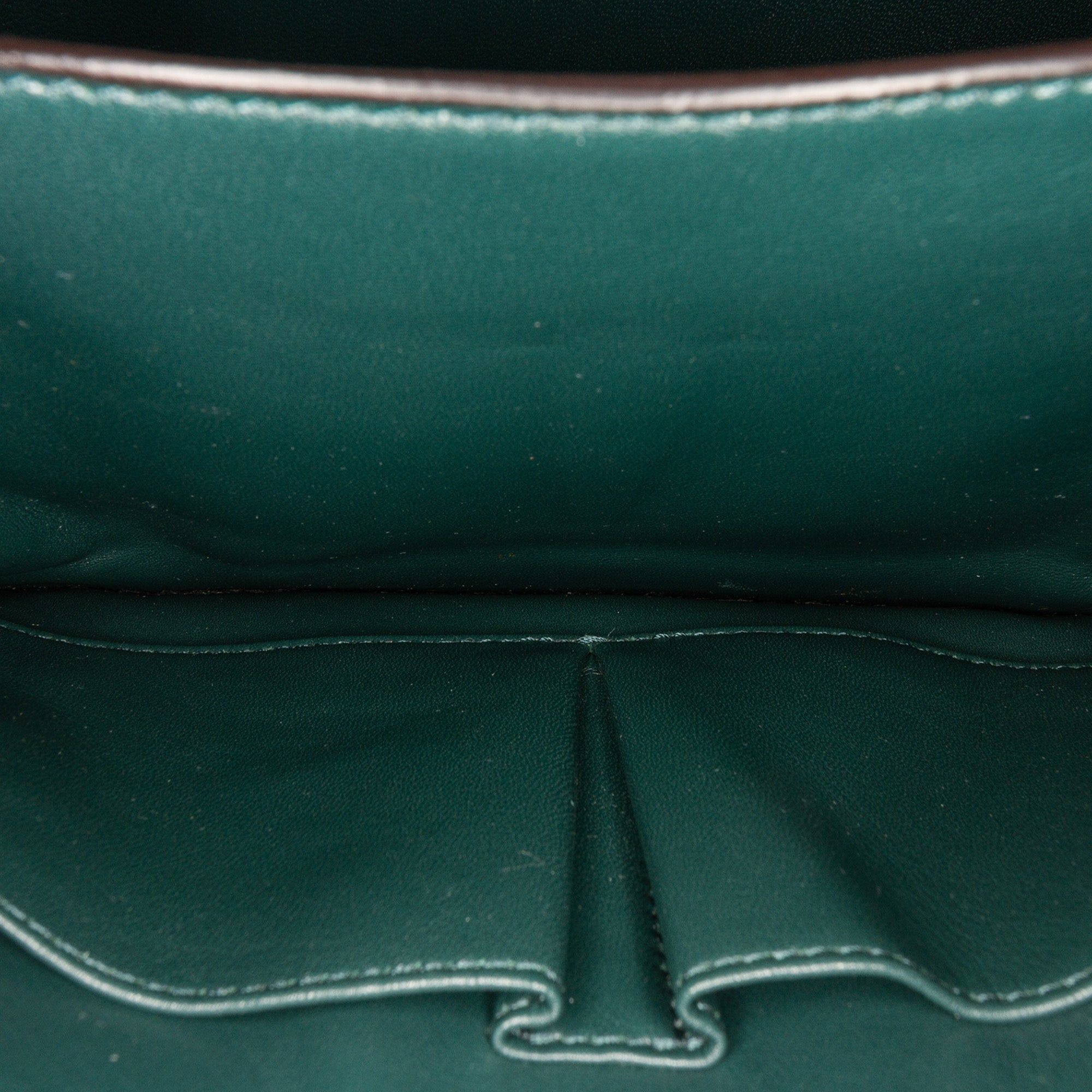 Celine Celine Medium Calfskin Classic Box Green Size ONE SIZE - 7 Thumbnail