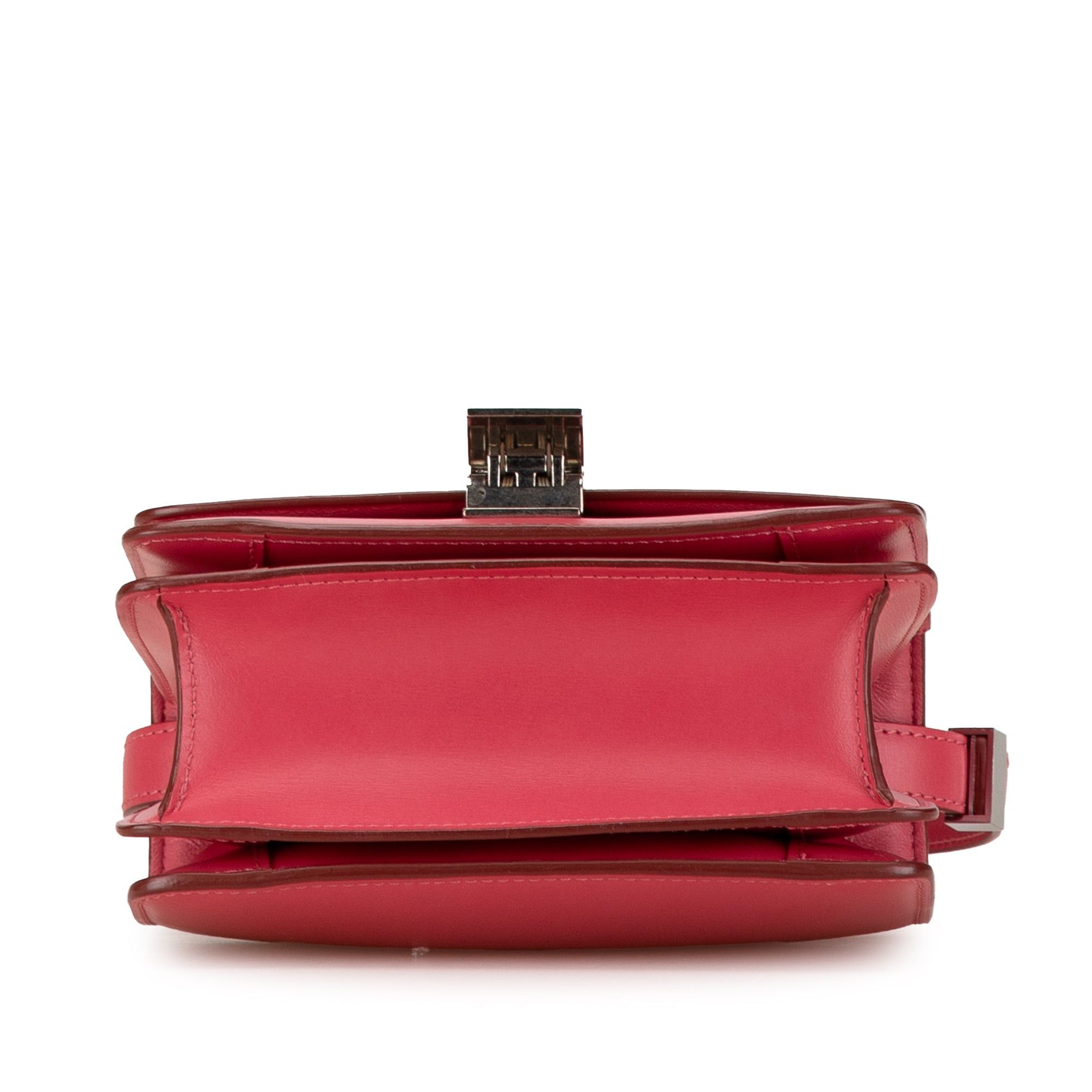 Celine Celine Small Calfskin Classic Box Pink Size ONE SIZE - 3 Thumbnail