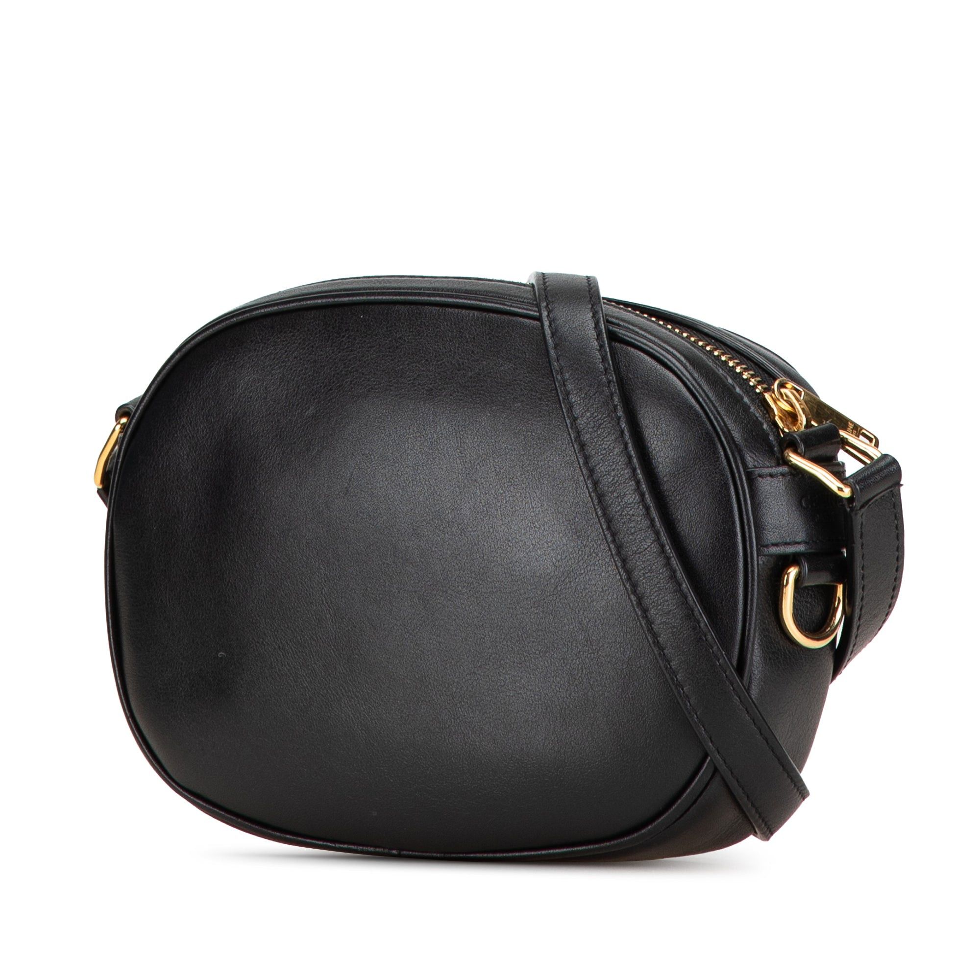 Celine Celine Small Leather C Charm Crossbody Black Size ONE SIZE - 2 Thumbnail