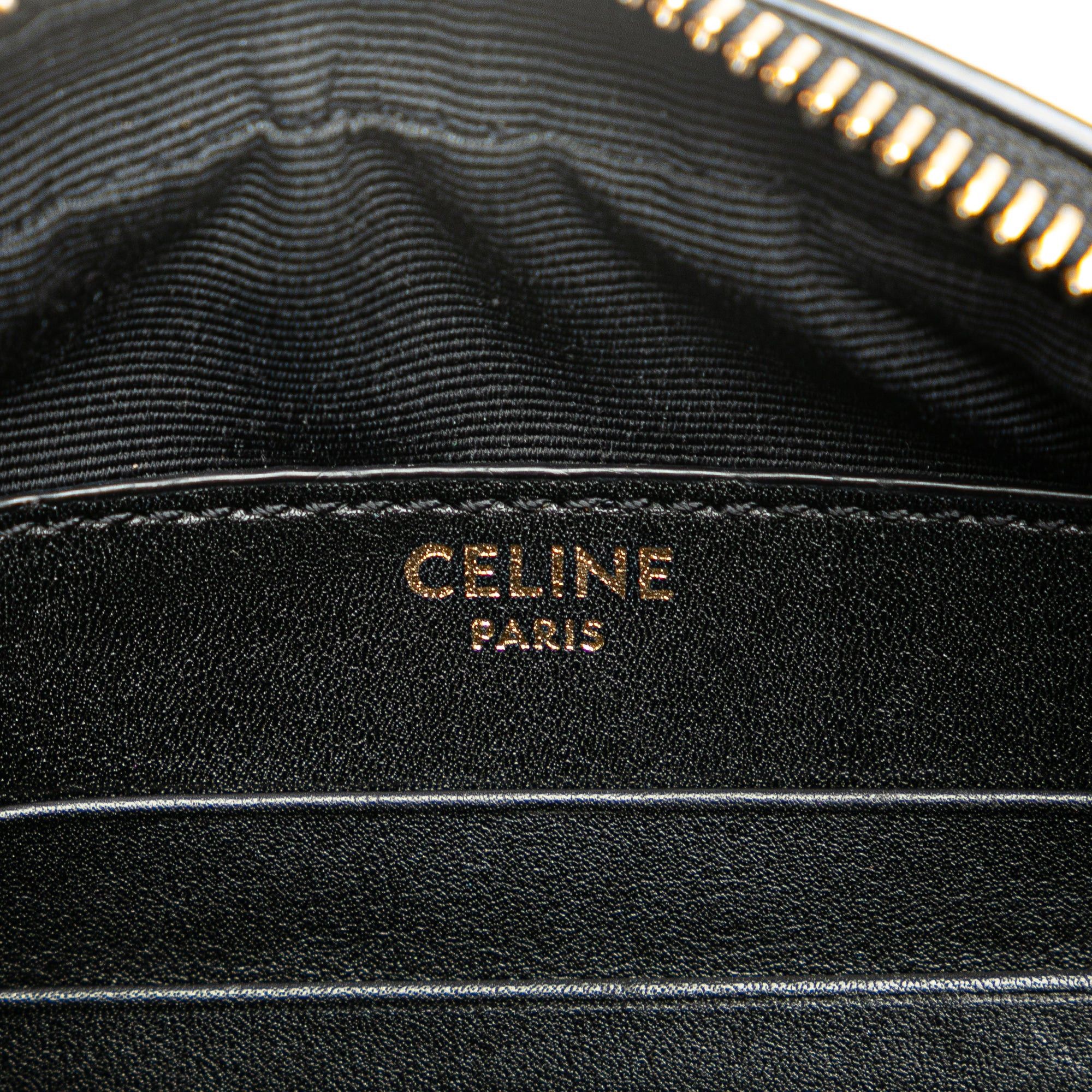 Celine Celine Small Leather C Charm Crossbody Black Size ONE SIZE - 5 Thumbnail