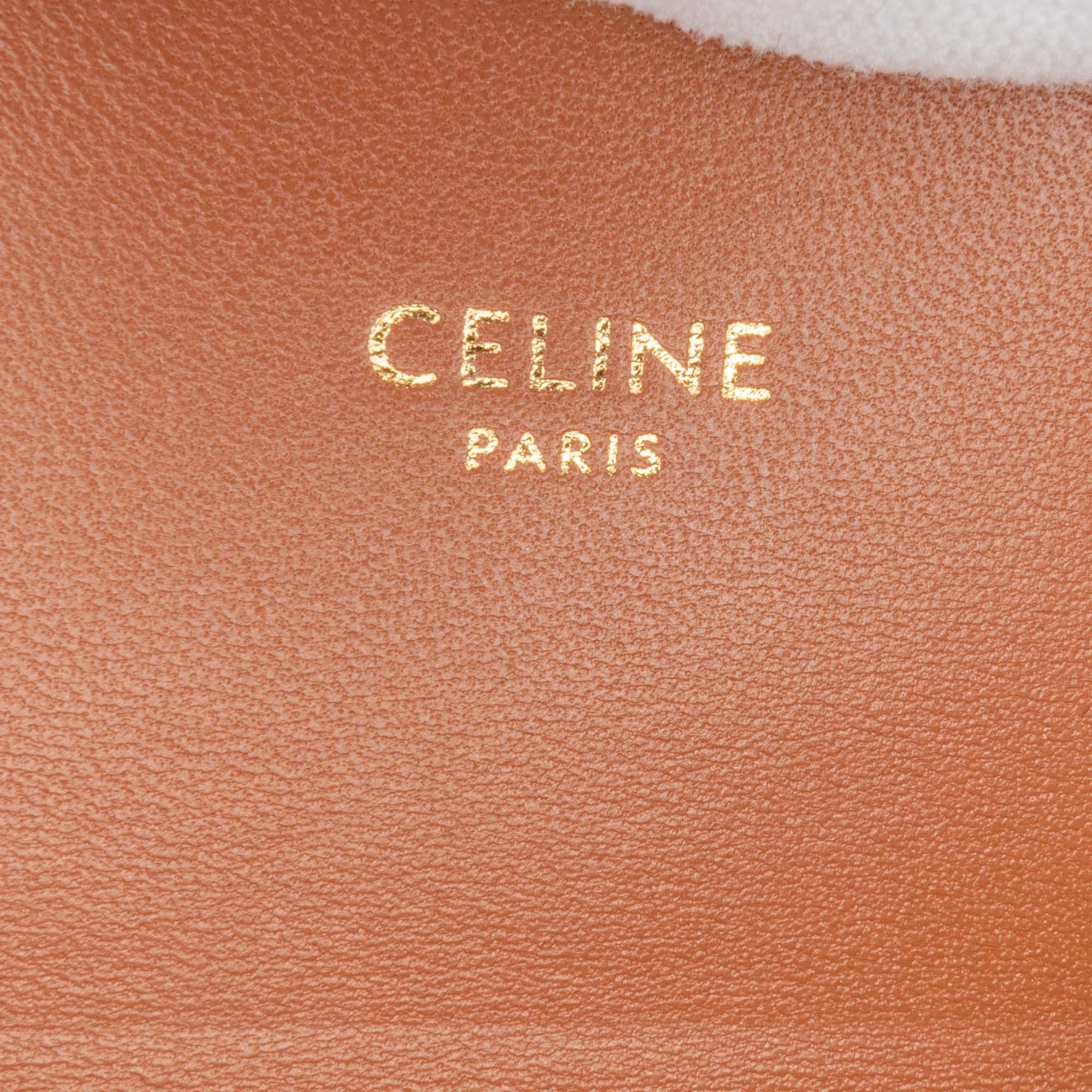 Celine Celine Triomphe Coated Canvas Claude Shoulder Bag Brown Size ONE SIZE - 5 Thumbnail