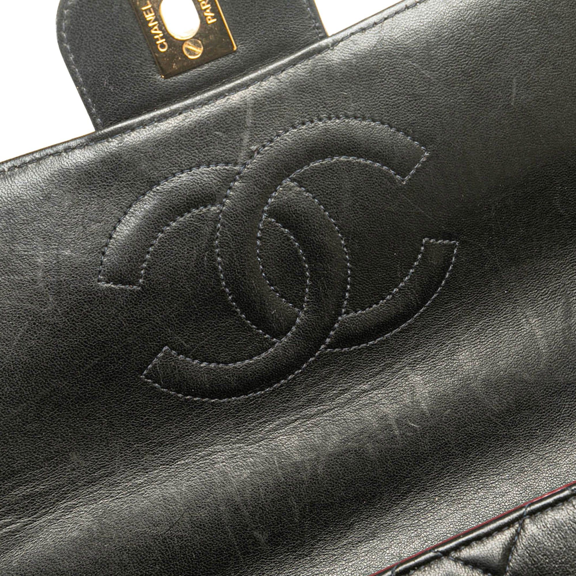Chanel Chanel Medium Classic Lambskin Kelly Flap Bag Black Size ONE SIZE - 8 Thumbnail