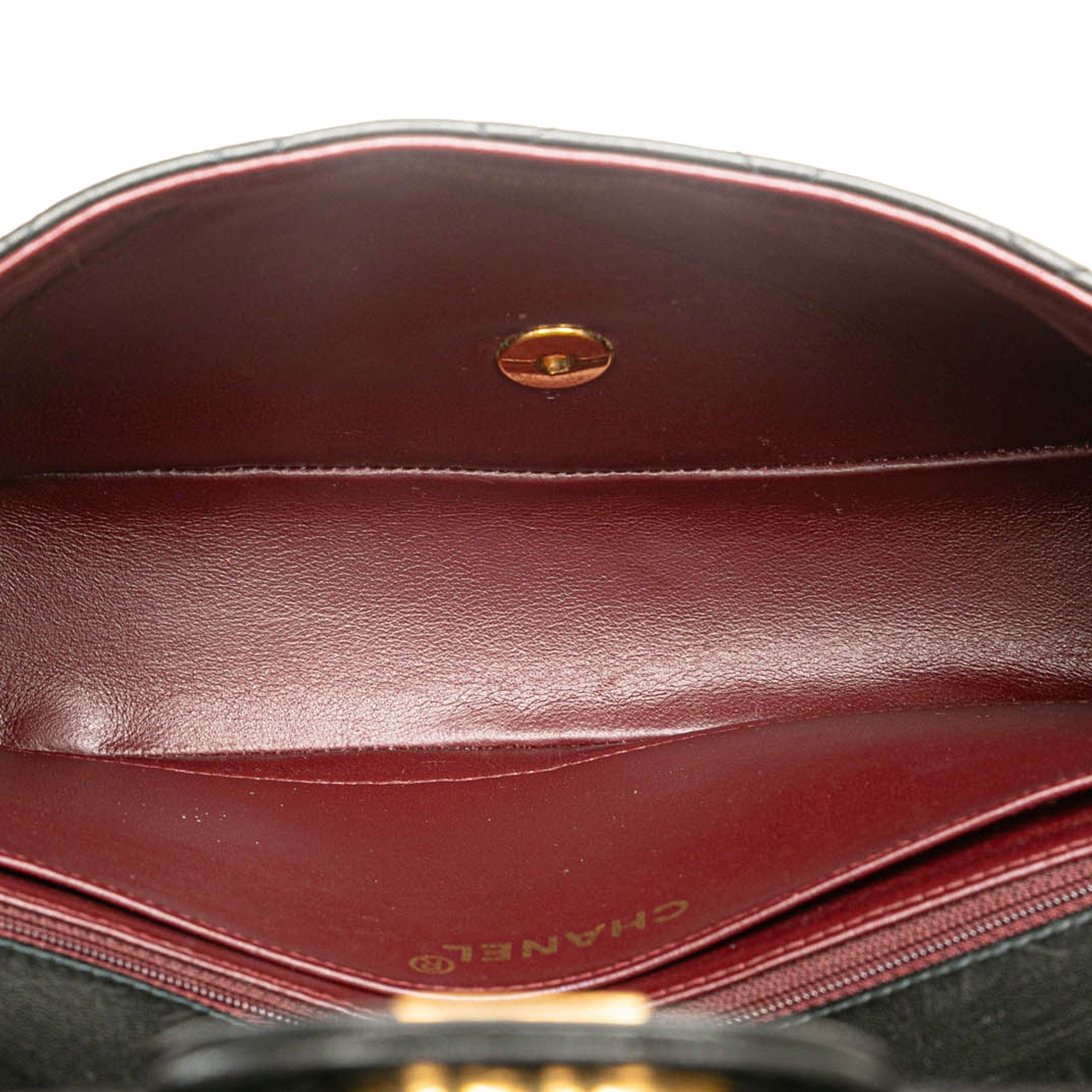 Chanel Chanel Medium Classic Lambskin Kelly Flap Bag Black Size ONE SIZE - 4 Thumbnail
