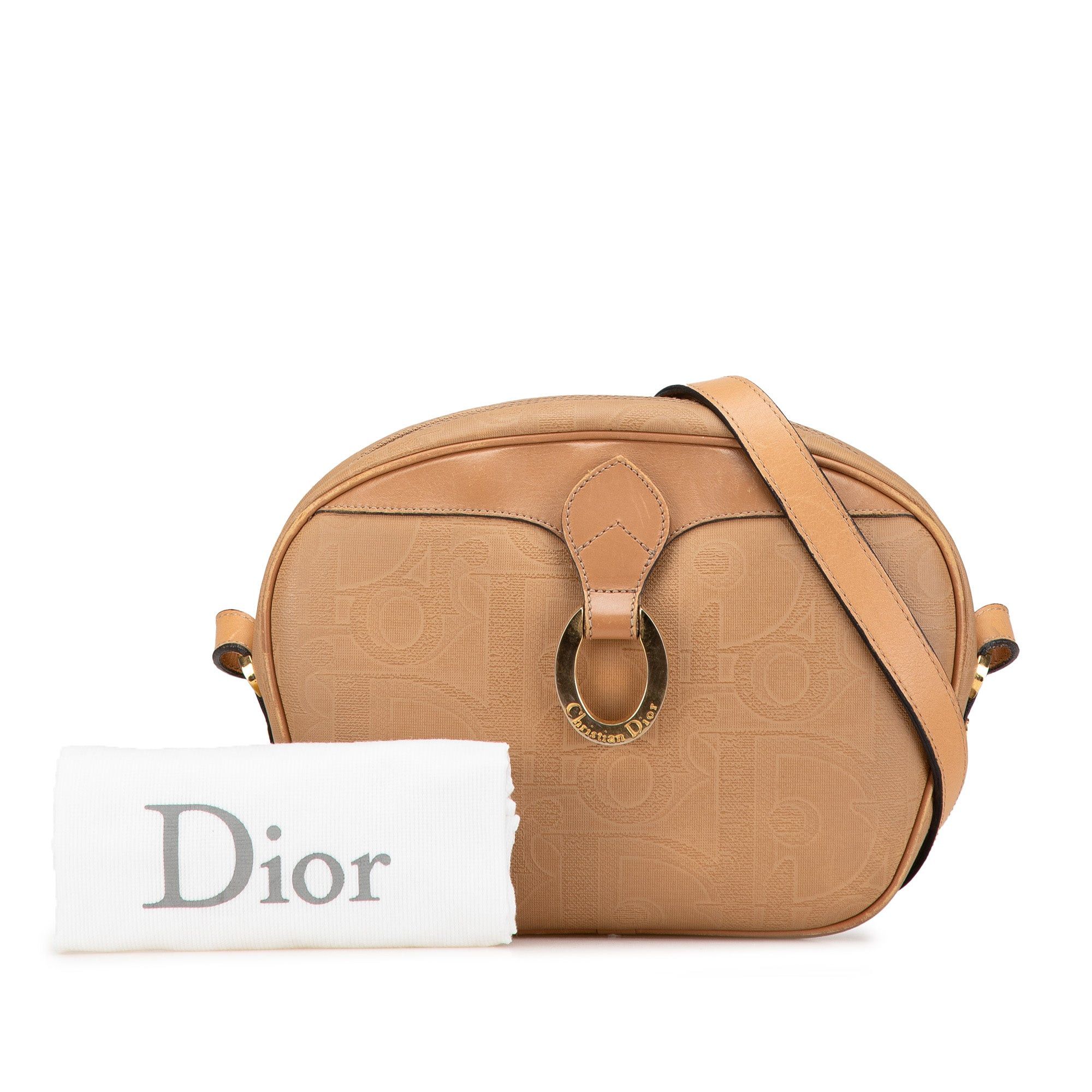 Dior Dior Oblique Trotter Coated Canvas Crossbody Brown Size ONE SIZE - 9 Thumbnail