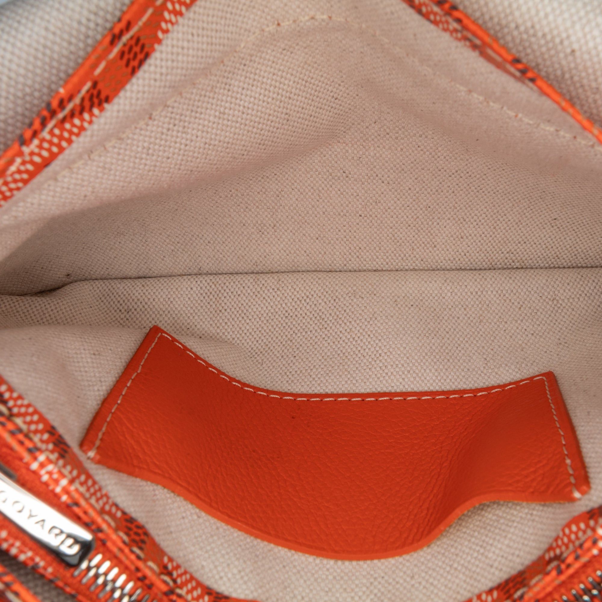 Goyard Goyard Goyardine Plumet Pocket Wallet Orange Size ONE SIZE - 4 Thumbnail