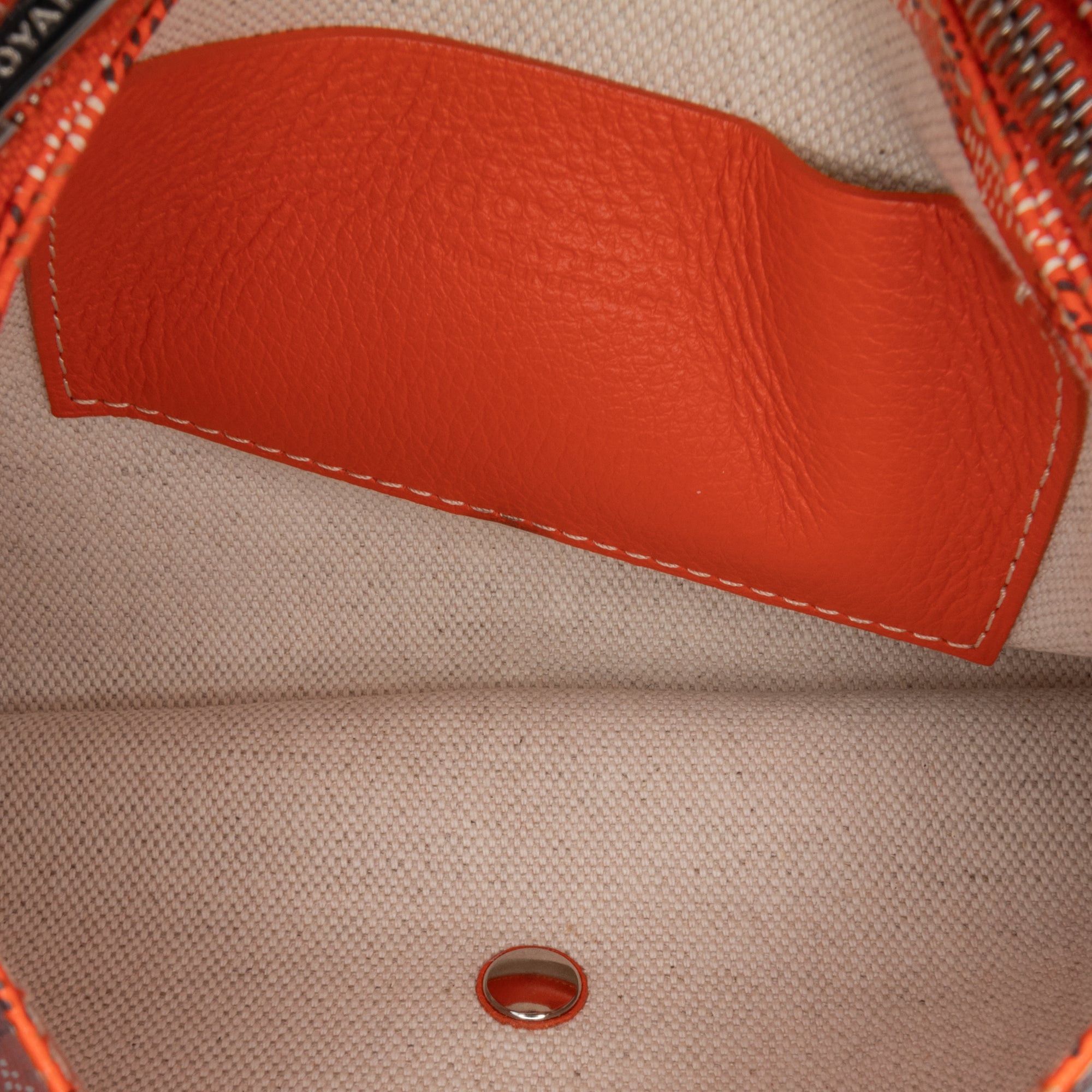 Goyard Goyard Goyardine Plumet Pocket Wallet Orange Size ONE SIZE - 5 Thumbnail