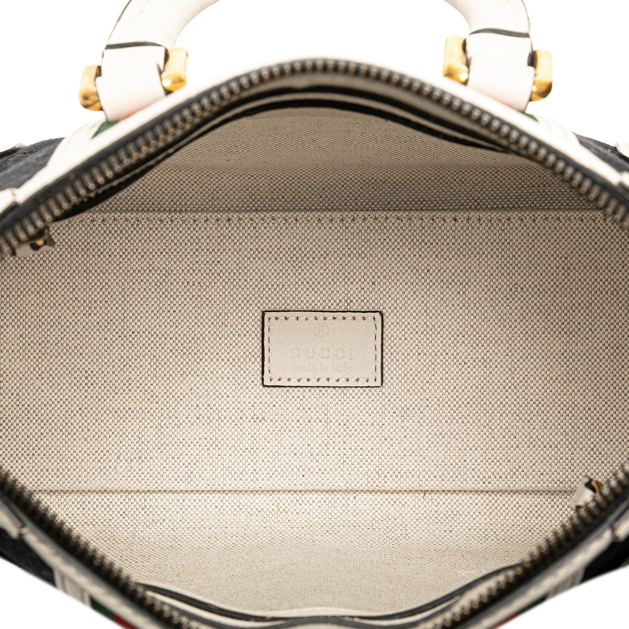 Gucci Gucci Mini GG Canvas Bauletto Black Size ONE SIZE - 4 Thumbnail