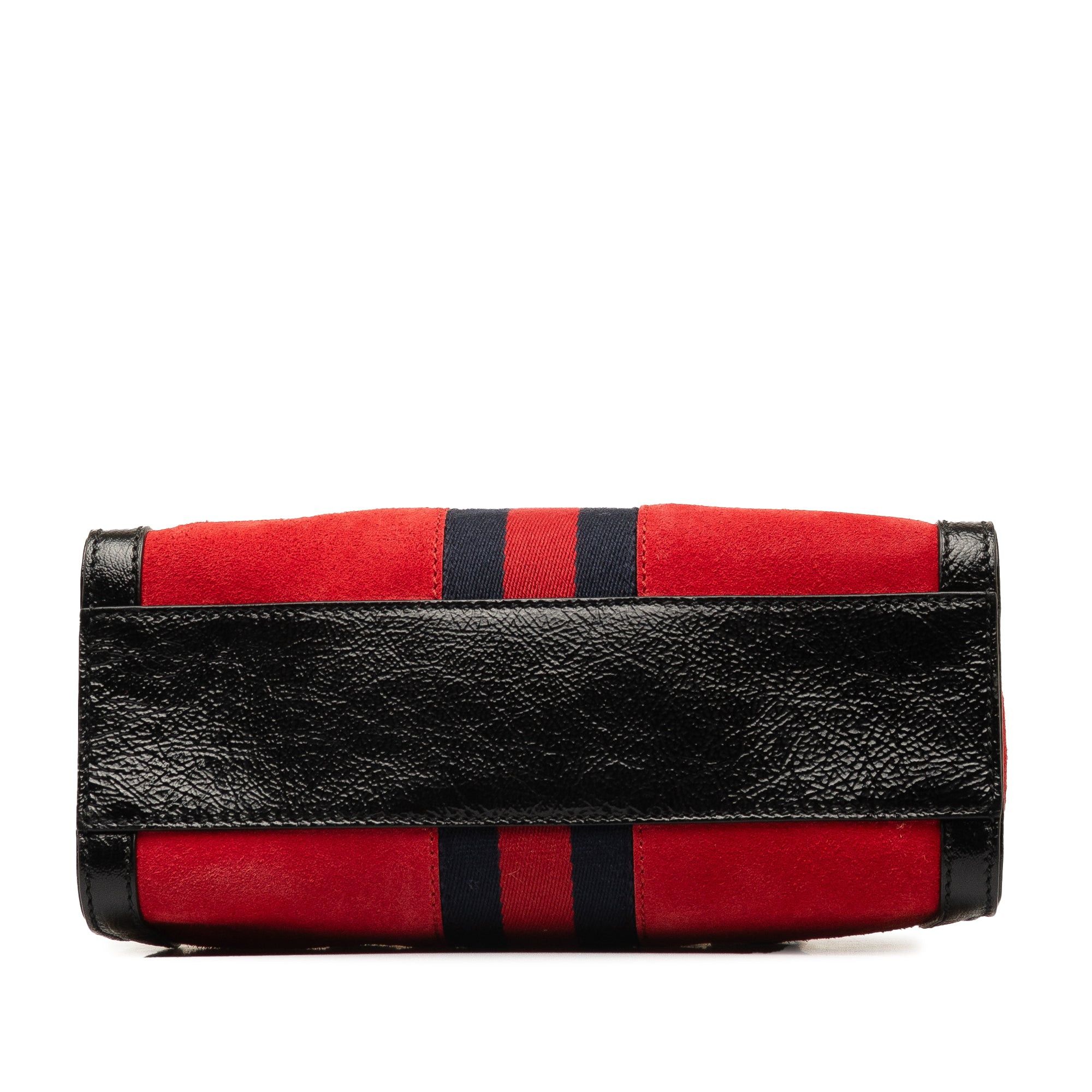 Gucci Gucci Small Suede Ophidia Satchel Red Size ONE SIZE - 4 Thumbnail