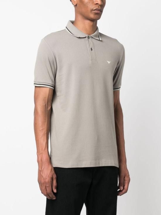 Emporio Armani EMPORIO ARMANI Men Polo Shirts 8N1FB4 1JPTZ0643 Dove Grey Size US XL / EU 56 / 4 - 3 Thumbnail