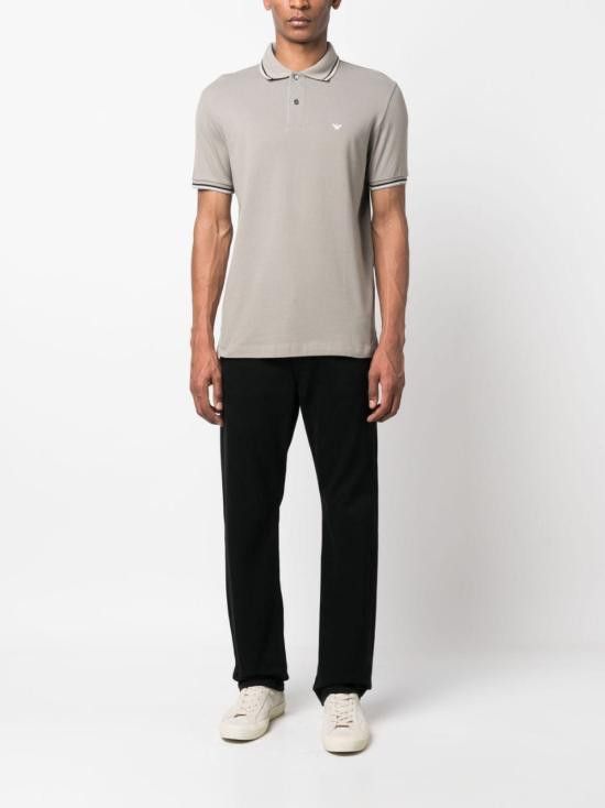Emporio Armani EMPORIO ARMANI Men Polo Shirts 8N1FB4 1JPTZ0643 Dove Grey Size US XL / EU 56 / 4 - 2 Thumbnail