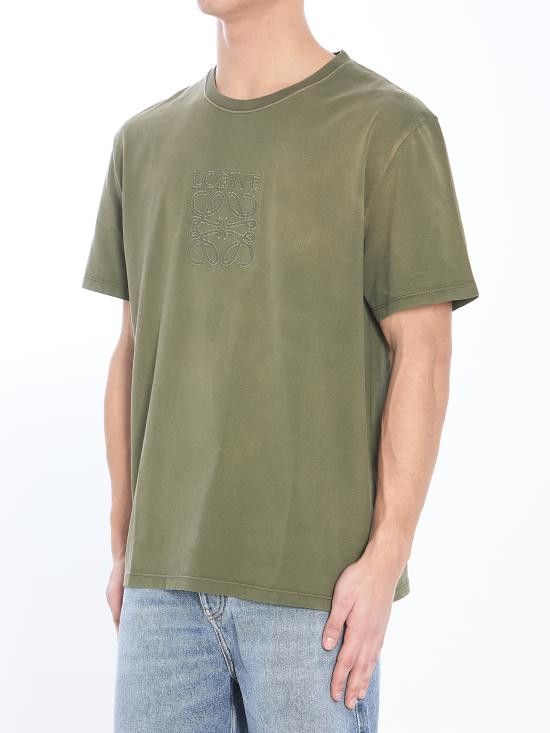 Loewe LOEWE Men T-Shirts H526Y22XBN GREEN Size US M / EU 48-50 / 2 - 2 Thumbnail
