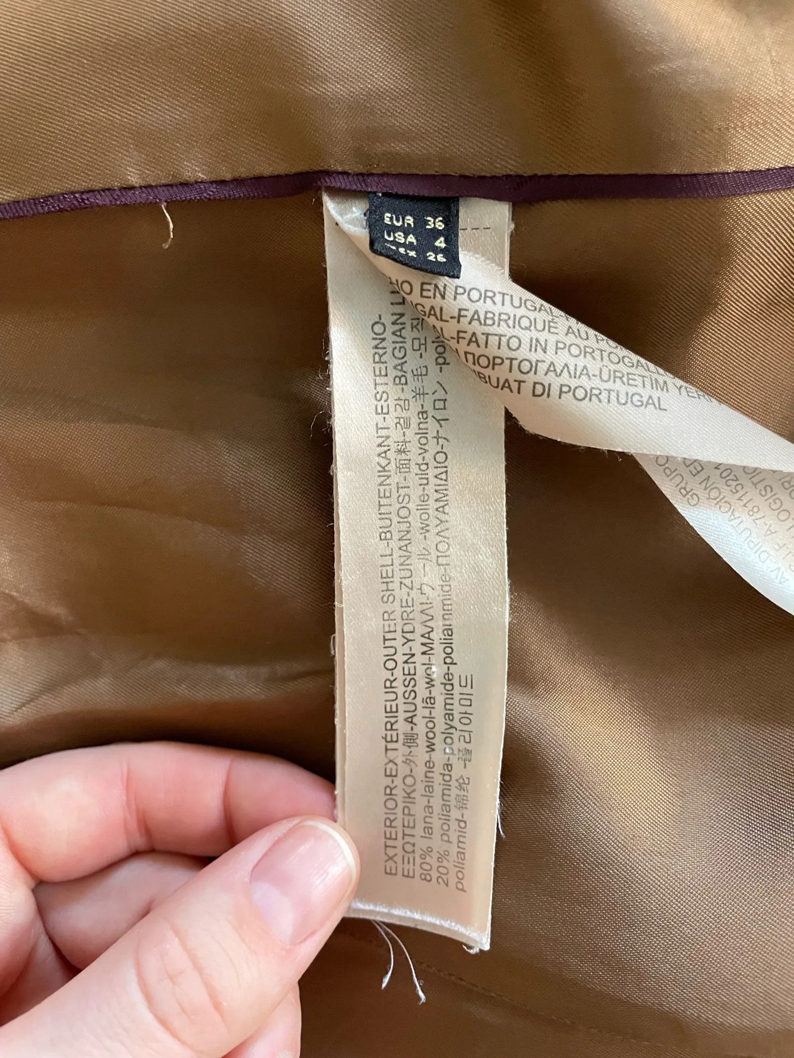 Massimo Dutti Massimo Dutti Coat Size XS / US 0-2 / IT 36-38 - 3 Thumbnail