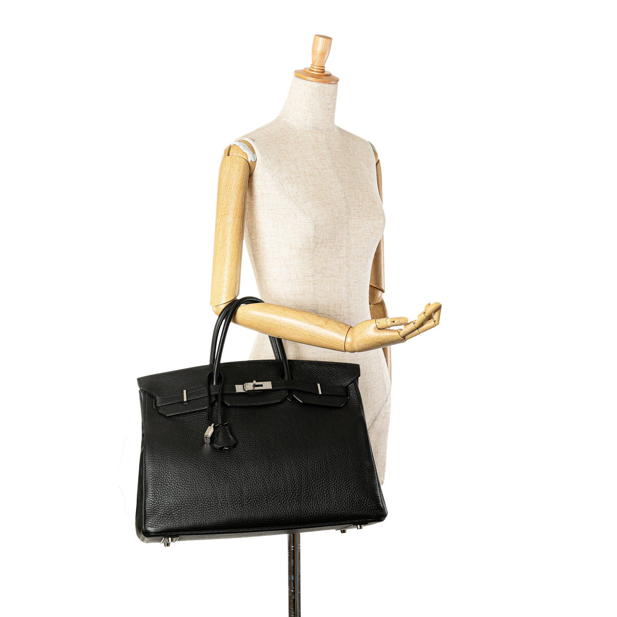 Hermes Hermès Clemence Birkin Retourne 40 Black Size ONE SIZE - 8 Thumbnail