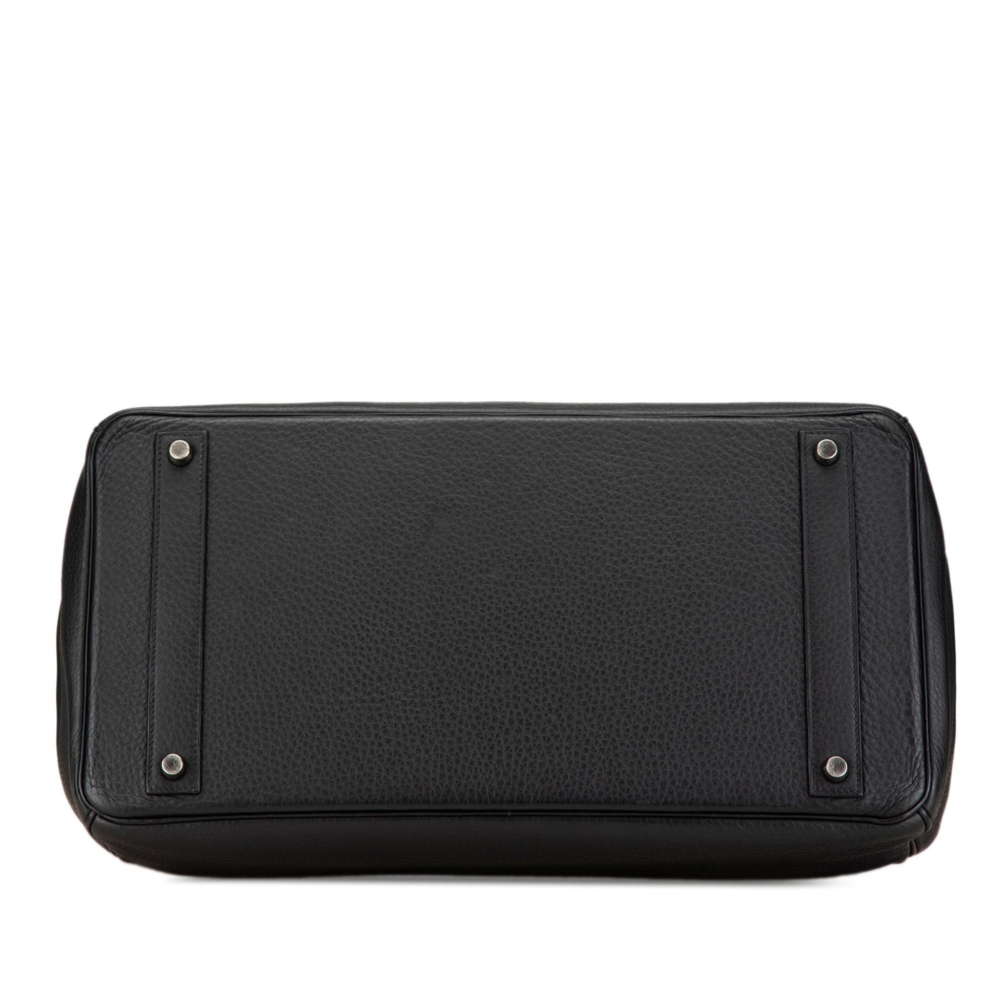 Hermes Hermès Clemence Birkin Retourne 40 Black Size ONE SIZE - 3 Thumbnail