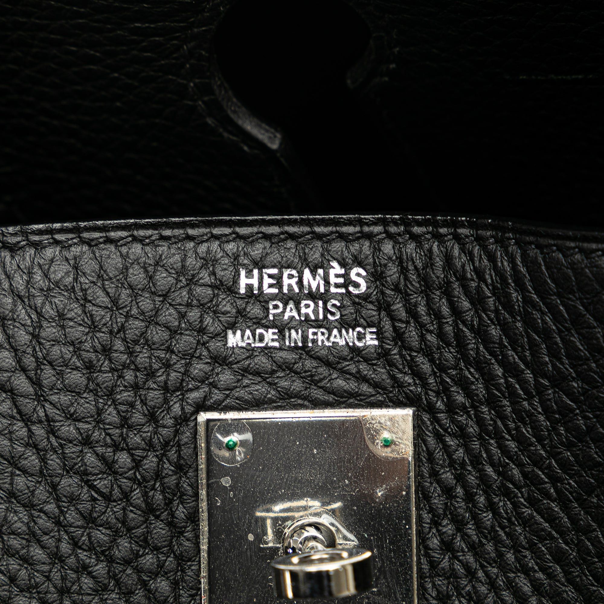 Hermes Hermès Clemence Birkin Retourne 40 Black Size ONE SIZE - 5 Thumbnail