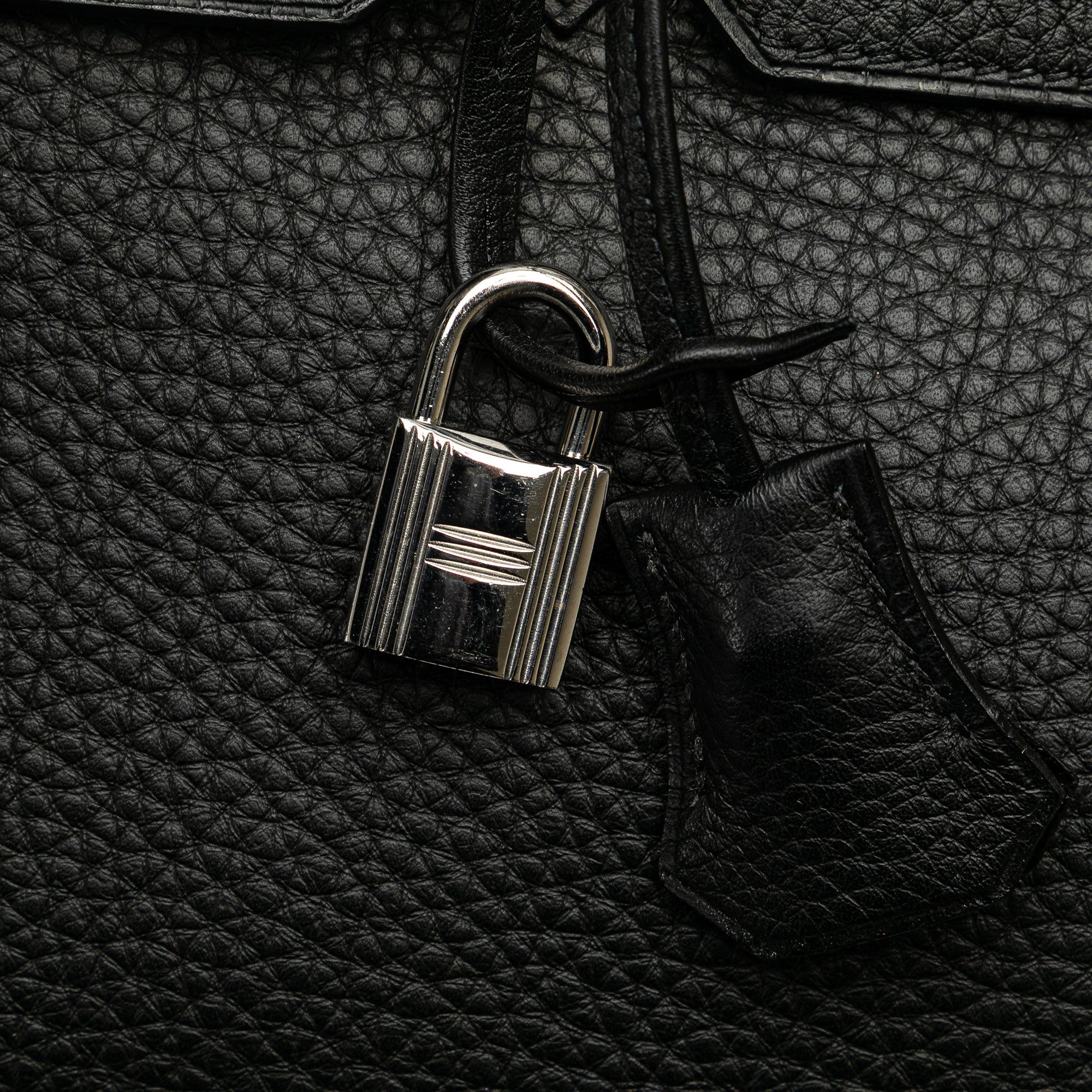 Hermes Hermès Clemence Birkin Retourne 40 Black Size ONE SIZE - 7 Thumbnail