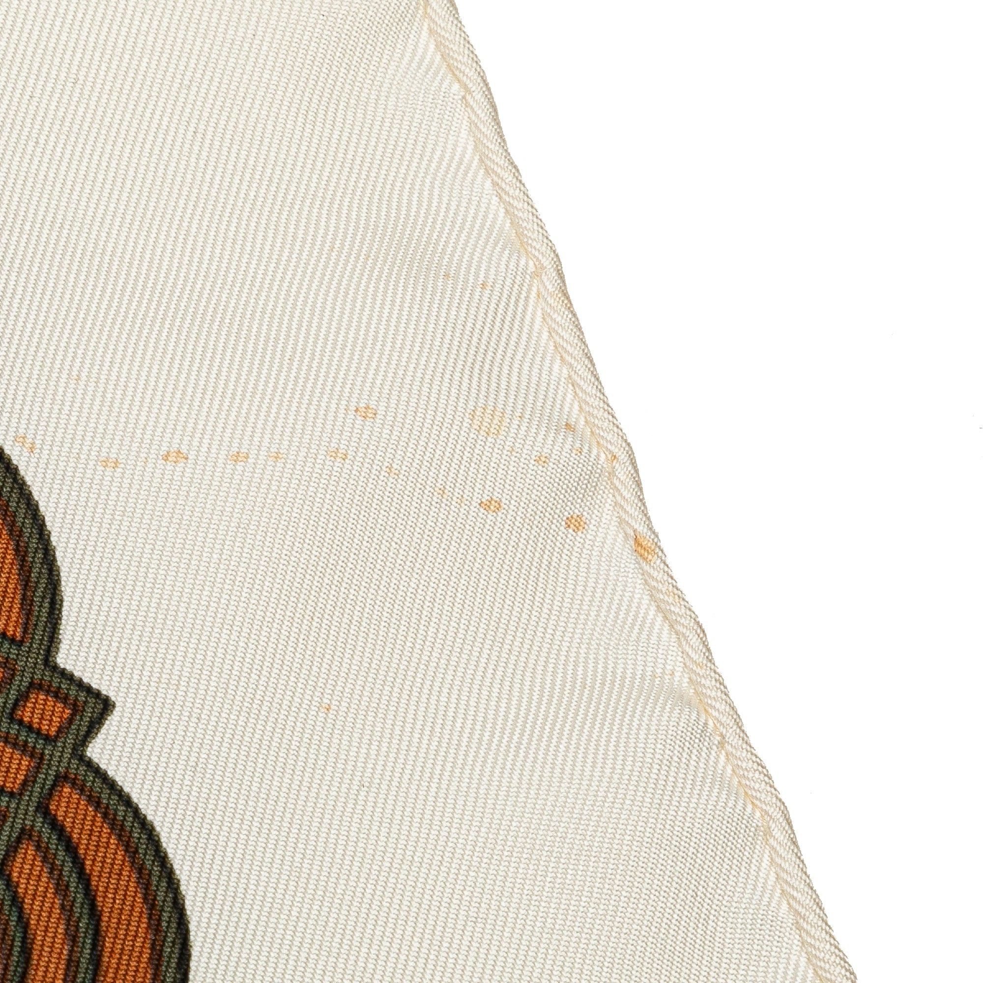 Hermes Hermès Decoupages Silk Scarf Yellow Size ONE SIZE - 6 Thumbnail