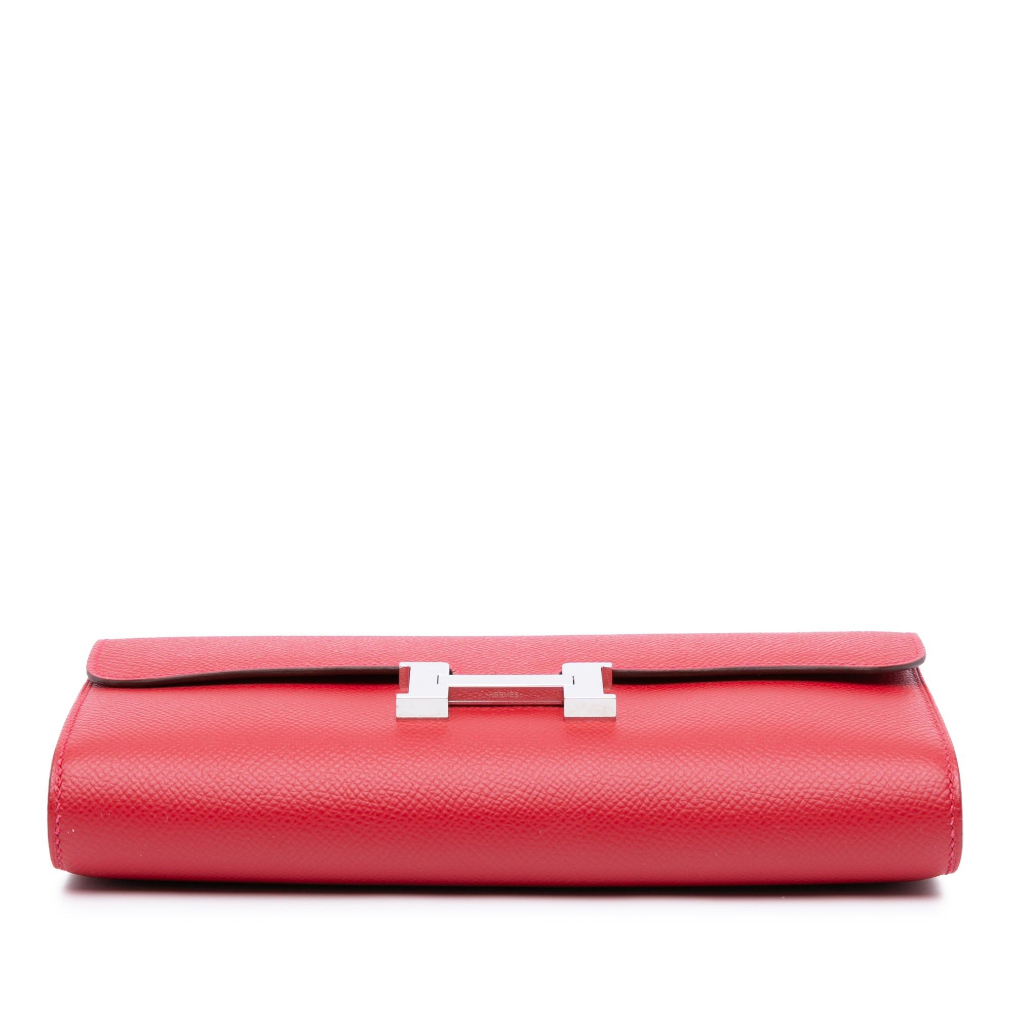 Hermes Hermès Epsom Constance Long To Go Wallet Red Size ONE SIZE - 3 Thumbnail
