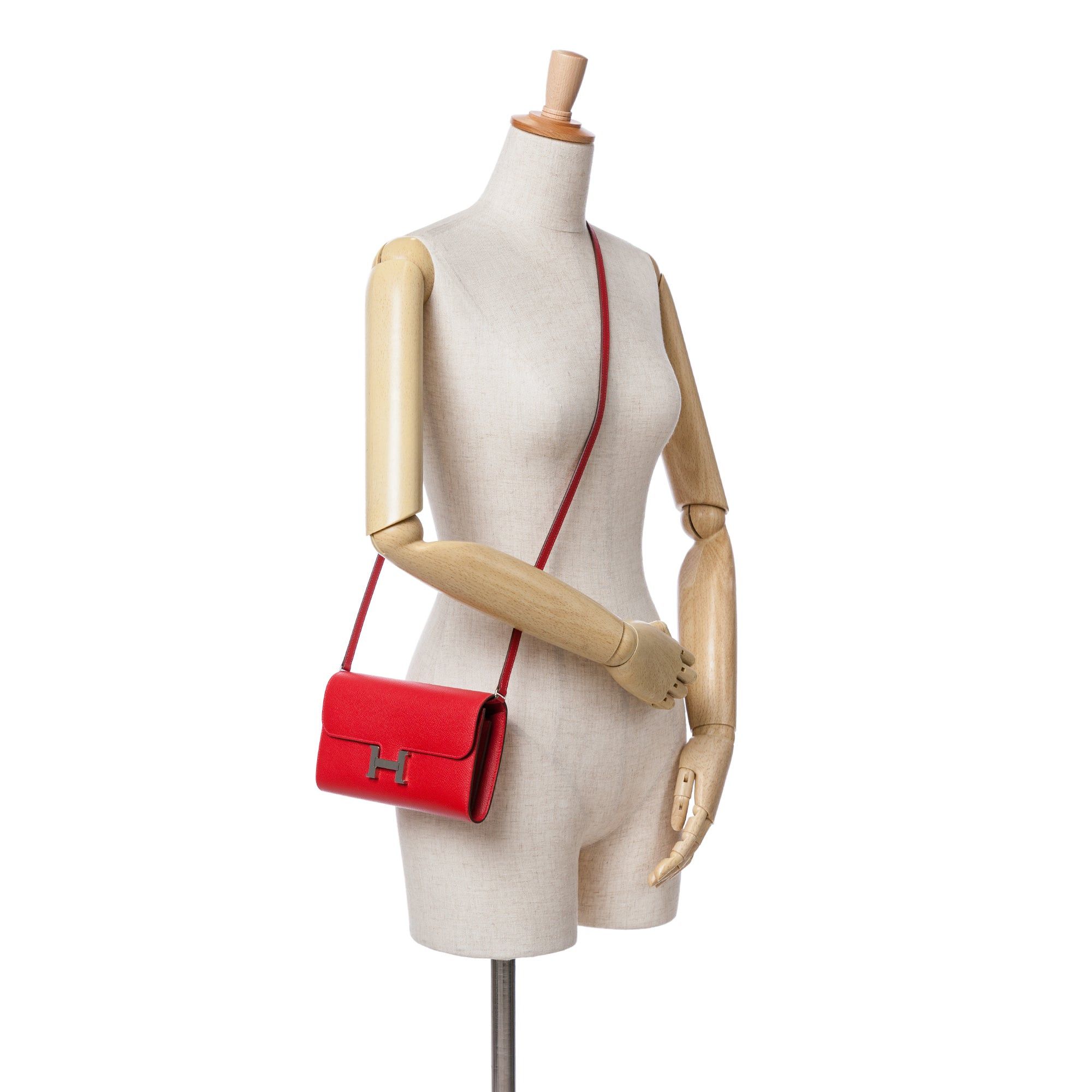 Hermes Hermès Epsom Constance Long To Go Wallet Red Size ONE SIZE - 9 Thumbnail