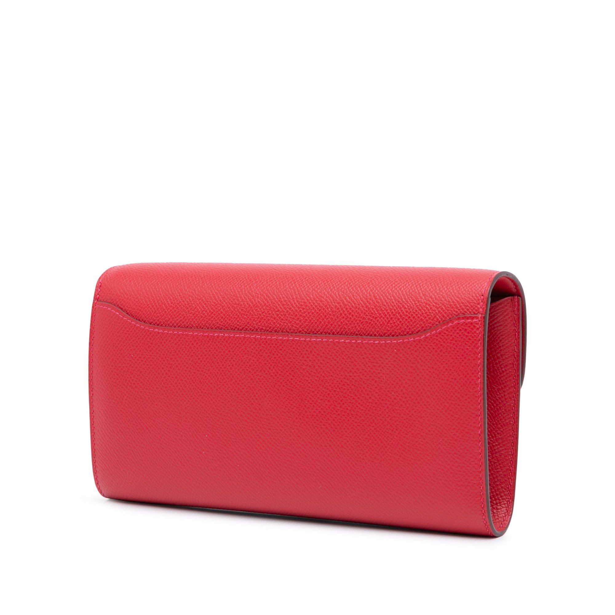 Hermes Hermès Epsom Constance Long To Go Wallet Red Size ONE SIZE - 2 Thumbnail