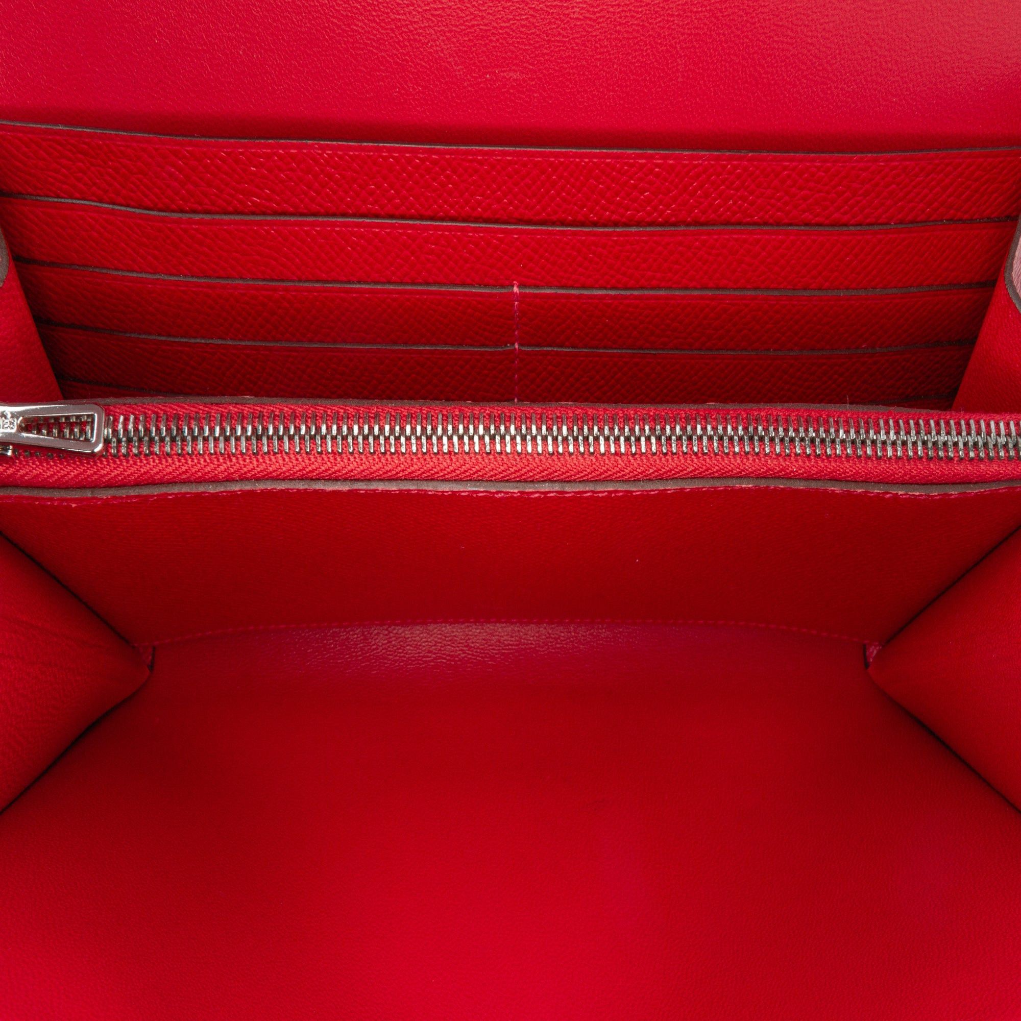 Hermes Hermès Epsom Constance Long To Go Wallet Red Size ONE SIZE - 4 Thumbnail