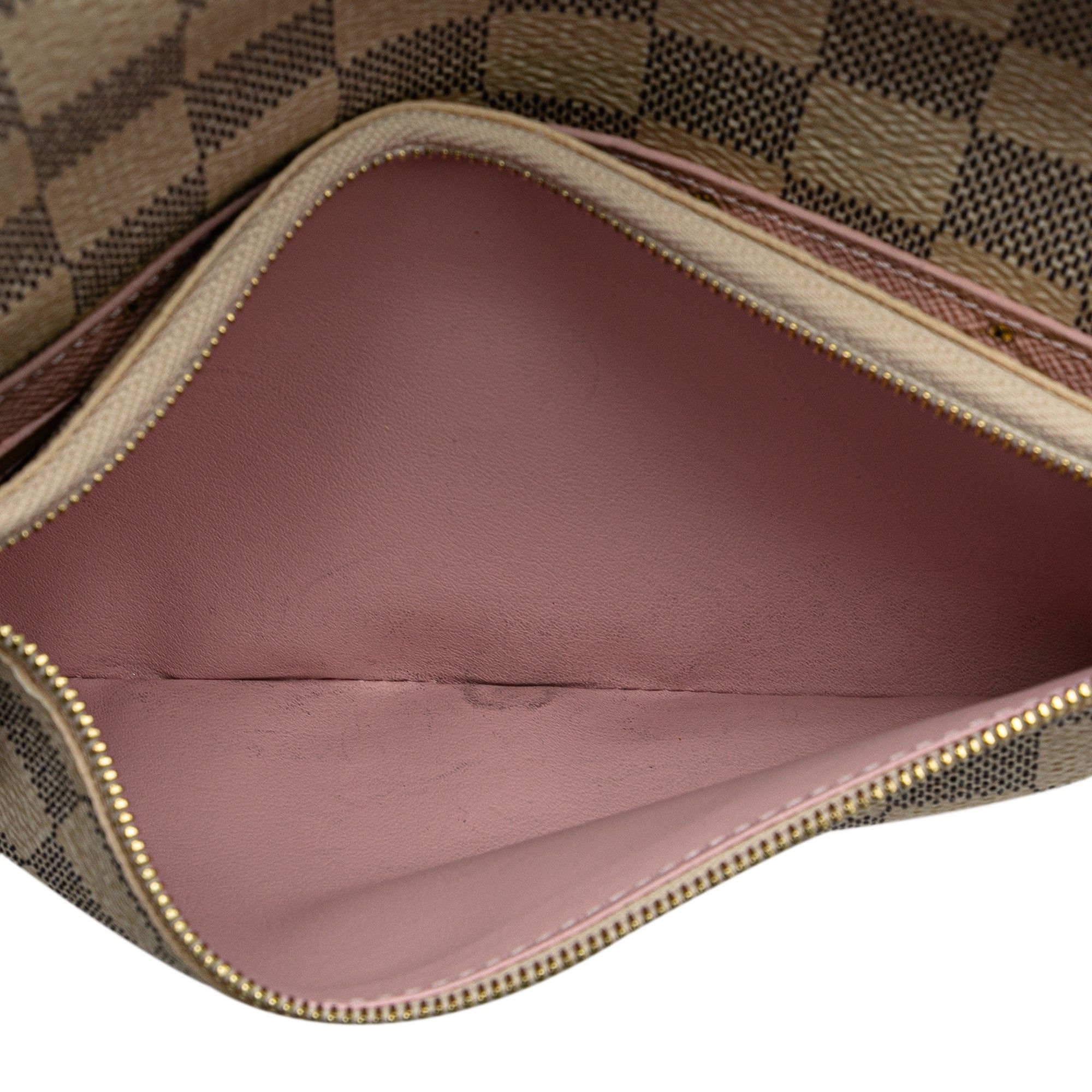 Louis Vuitton Louis Vuitton Damier Azur Summer Trunks Pochette Weekend White Size ONE SIZE - 5 Thumbnail