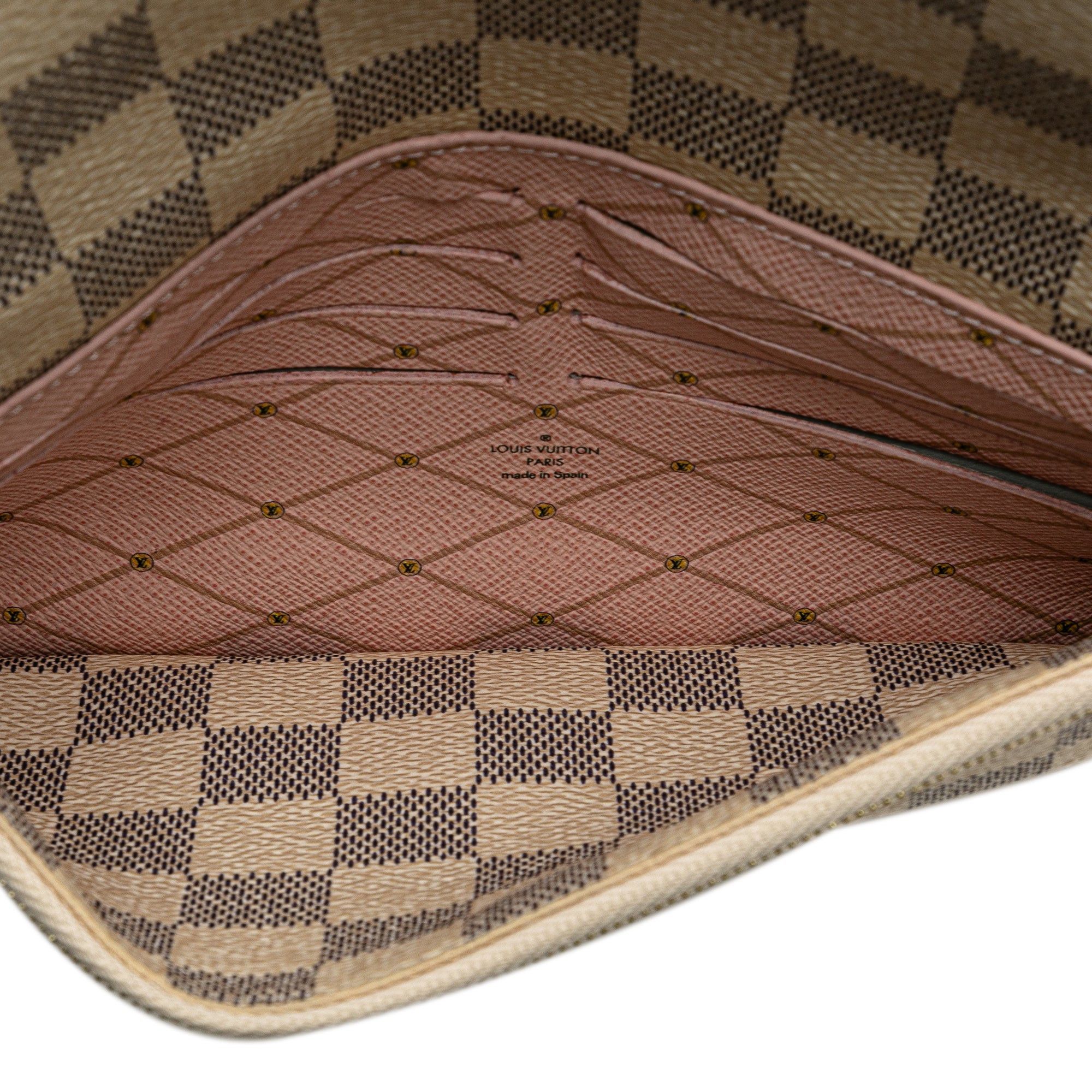 Louis Vuitton Louis Vuitton Damier Azur Summer Trunks Pochette Weekend White Size ONE SIZE - 6 Thumbnail