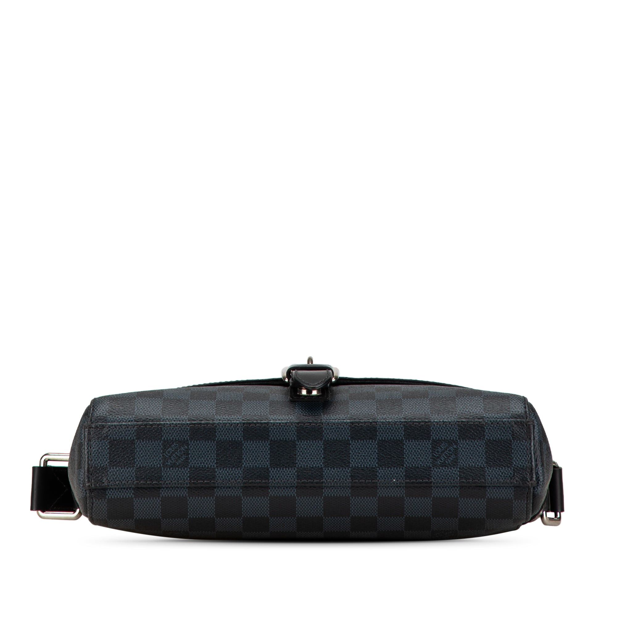 Louis Vuitton Louis Vuitton Damier Cobalt Newport Messenger PM Black Size ONE SIZE - 3 Thumbnail