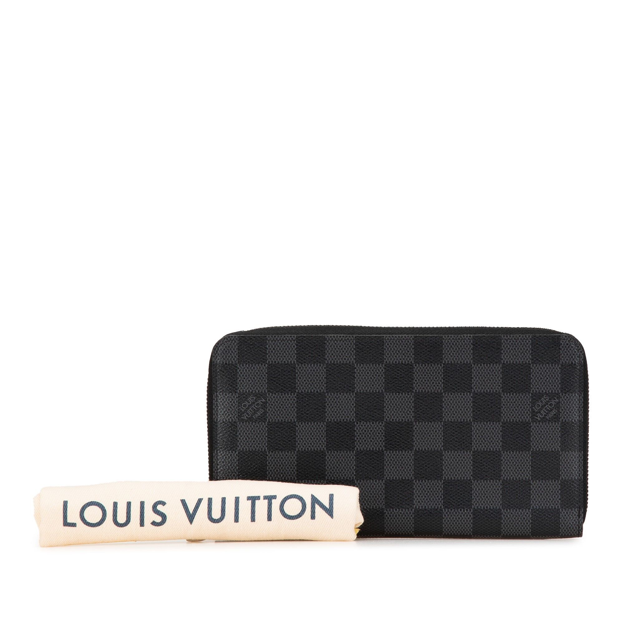 Louis Vuitton Louis Vuitton Damier Graphite Zippy Organizer Wallet Black Size ONE SIZE - 9 Thumbnail