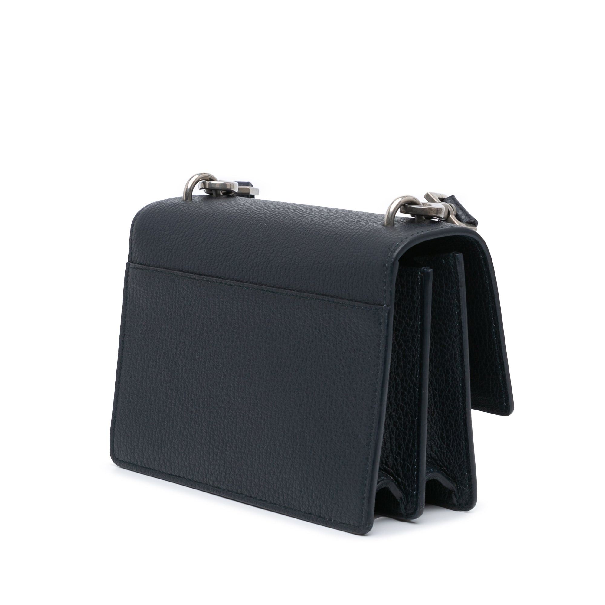 Saint Laurent Paris Saint Laurent Medium Grained Calfskin Monogram Sunset Crossbody Blue Size ONE SIZE - 2 Thumbnail