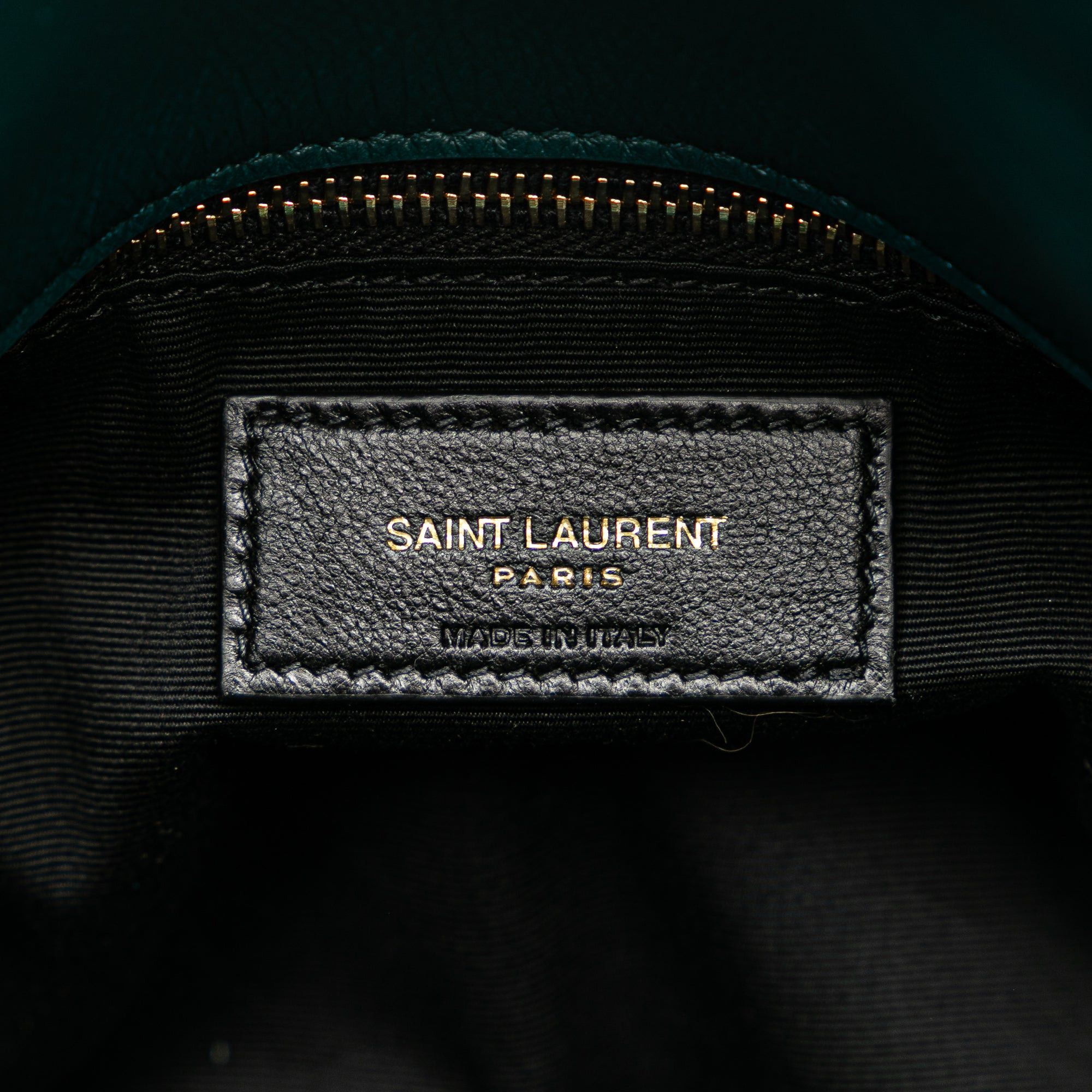 Saint Laurent Paris Saint Laurent Small Crushed Velvet Monogram Loulou Puffer Shoulder Bag Blue Size ONE SIZE - 5 Thumbnail