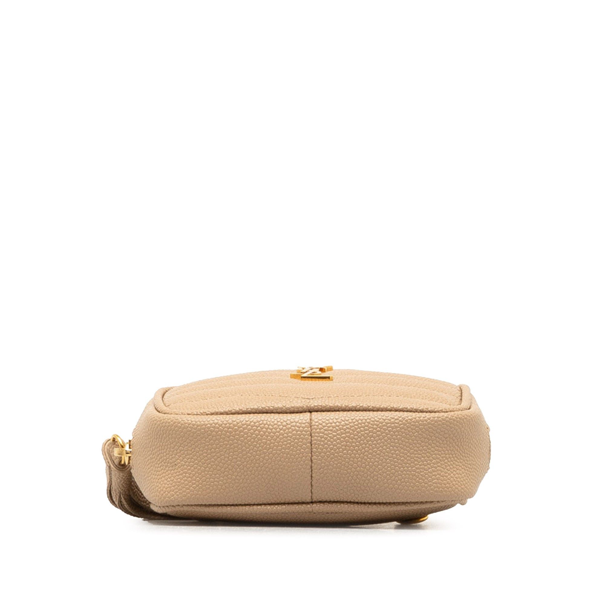 Saint Laurent Paris Saint Laurent Baby Lou Camera Bag Brown Size ONE SIZE - 4 Thumbnail