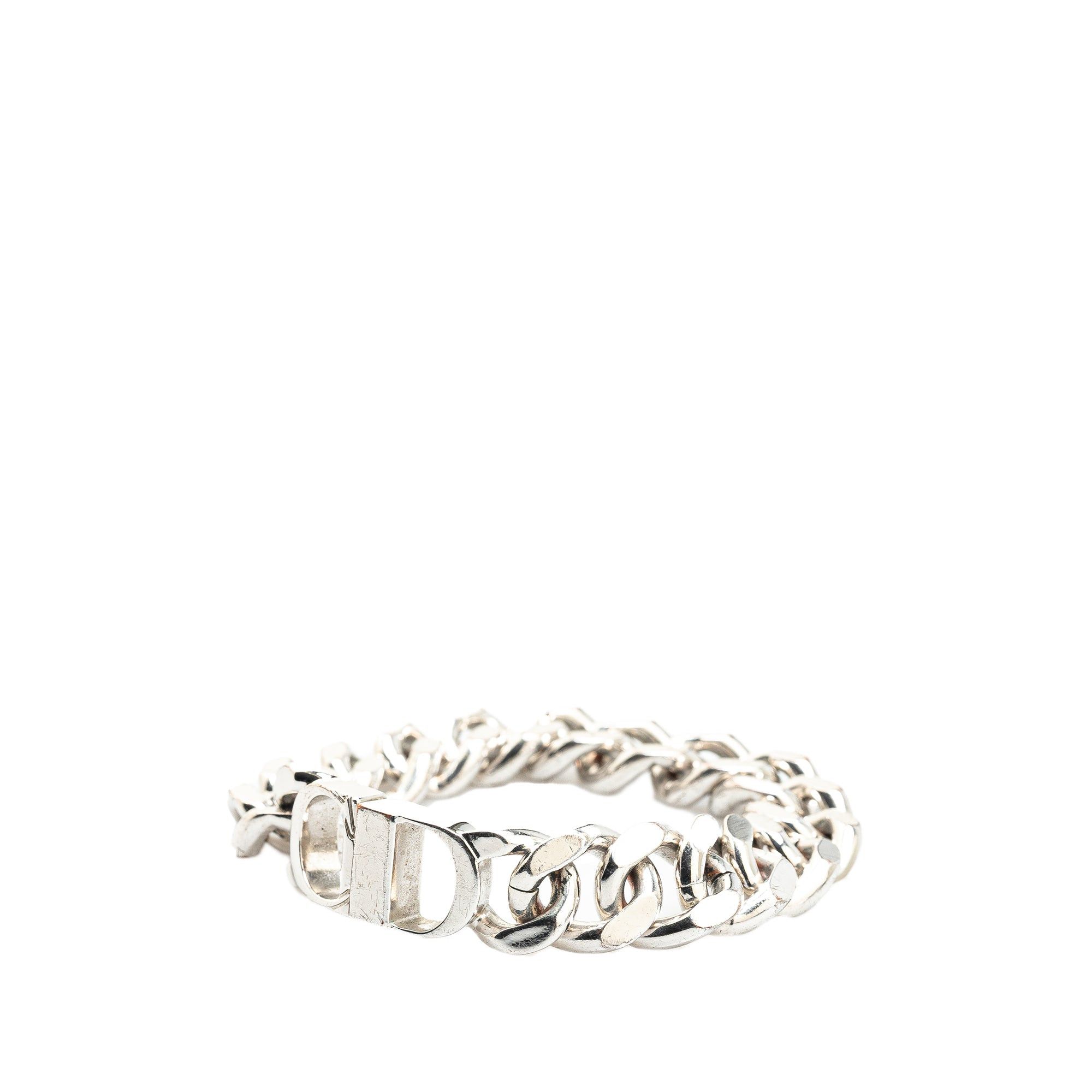 Dior Dior Silver CD Logo Bracelet Silver Size ONE SIZE - 2 Thumbnail