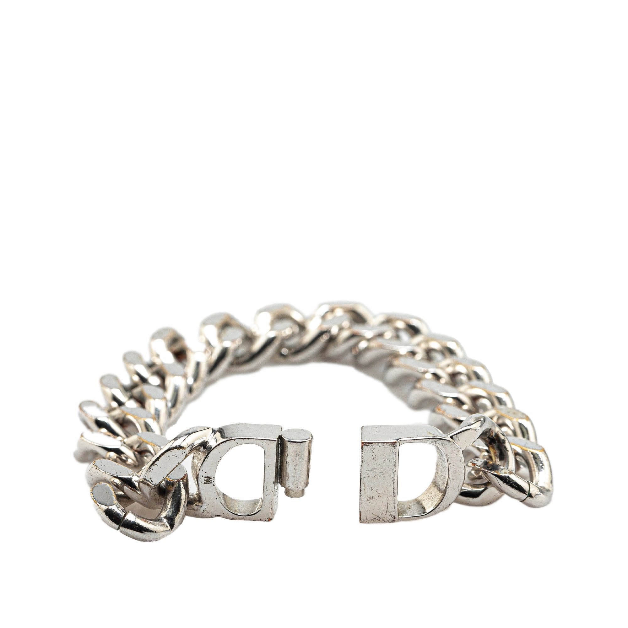 Dior Dior Silver CD Logo Bracelet Silver Size ONE SIZE - 6 Thumbnail