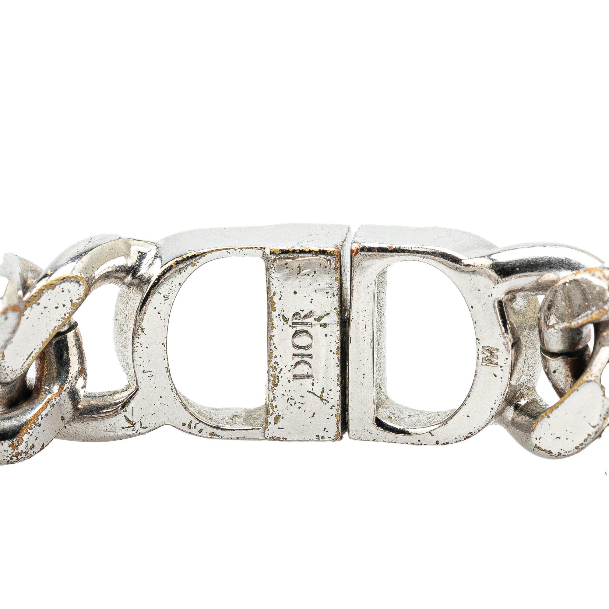 Dior Dior Silver CD Logo Bracelet Silver Size ONE SIZE - 4 Thumbnail