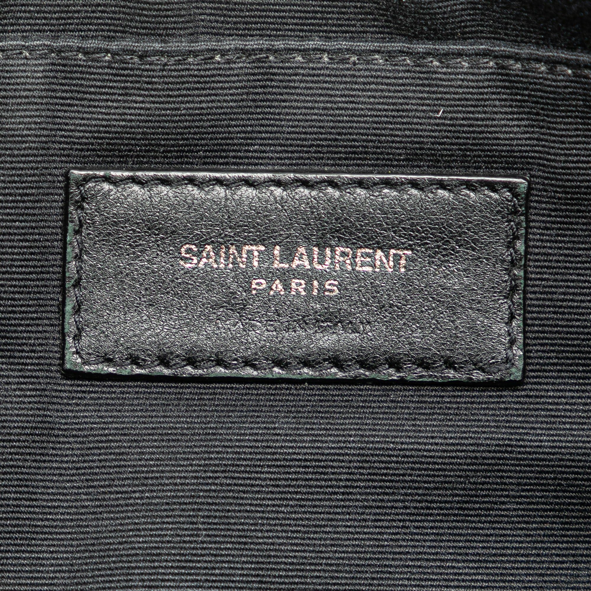 Saint Laurent Paris Saint Laurent Canvas Rive Gauche Clutch Black Size ONE SIZE - 6 Thumbnail