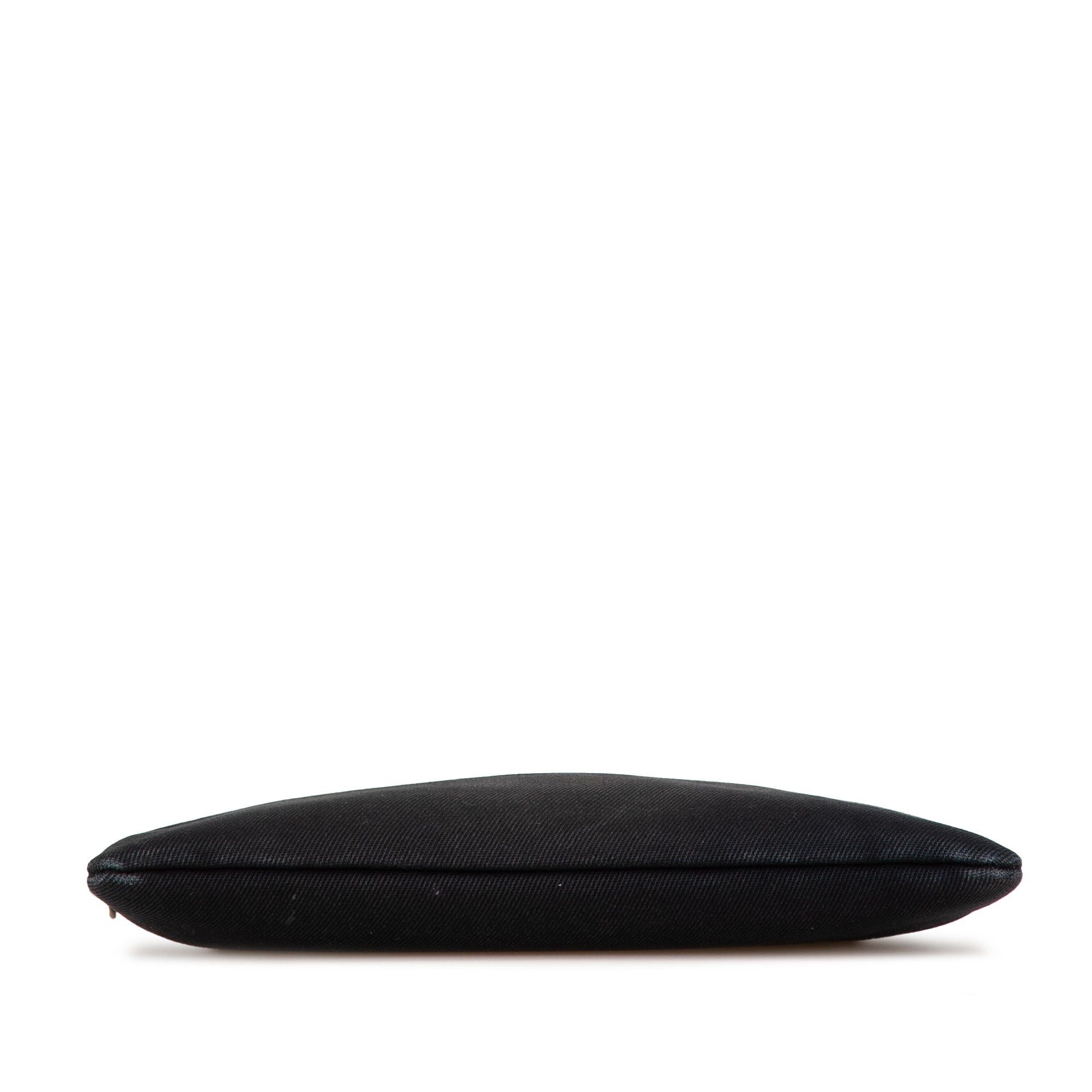 Saint Laurent Paris Saint Laurent Canvas Rive Gauche Clutch Black Size ONE SIZE - 3 Thumbnail