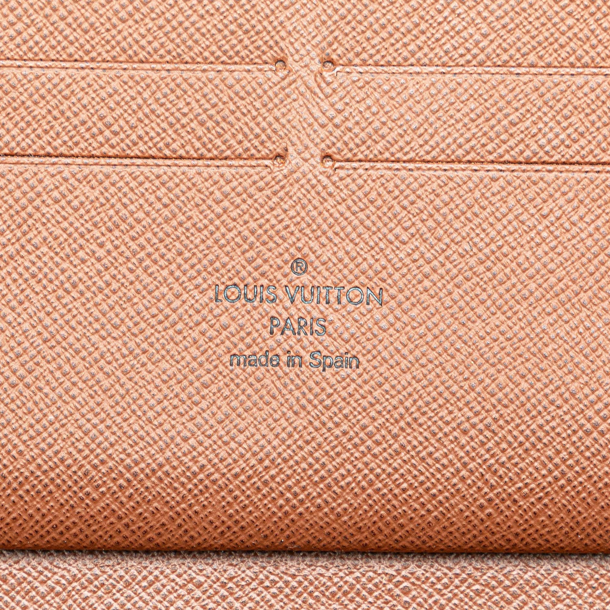 Louis Vuitton Louis Vuitton Monogram Zippy Organizer Wallet Brown Size ONE SIZE - 5 Thumbnail