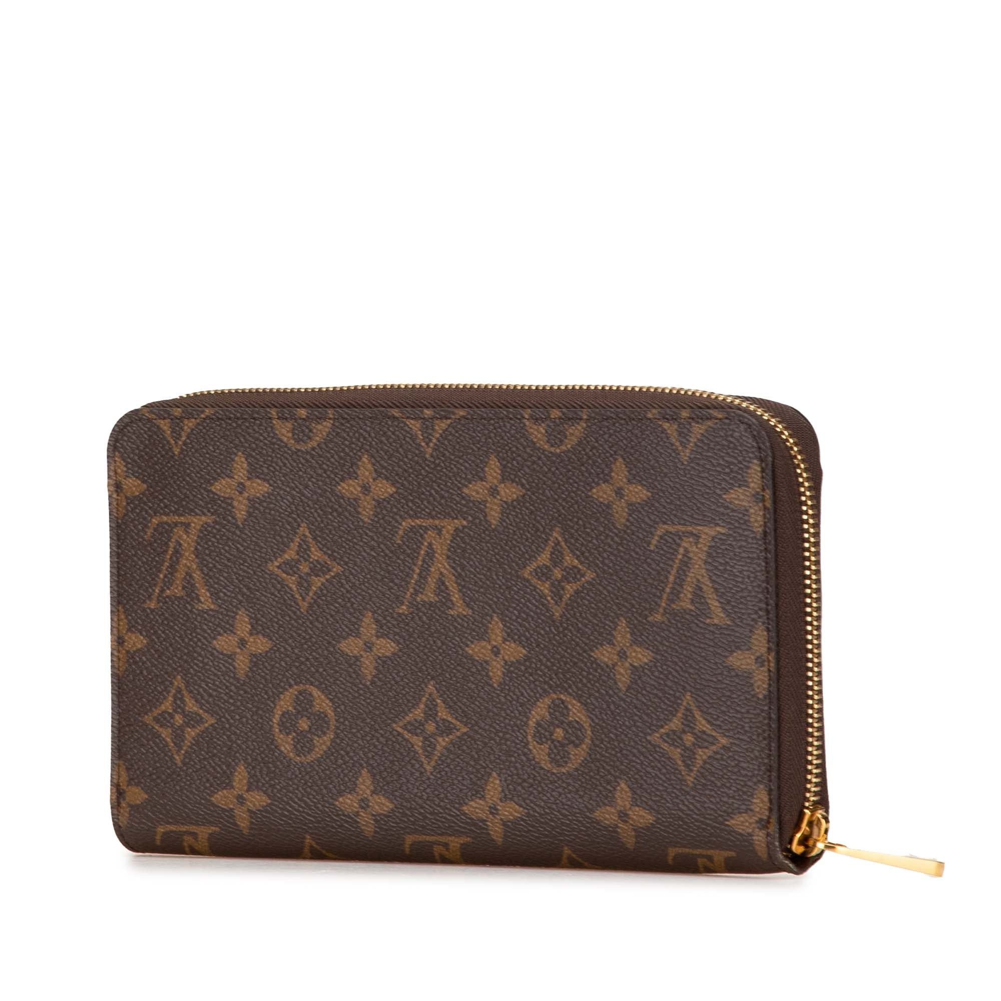 Louis Vuitton Louis Vuitton Monogram Zippy Organizer Wallet Brown Size ONE SIZE - 2 Thumbnail
